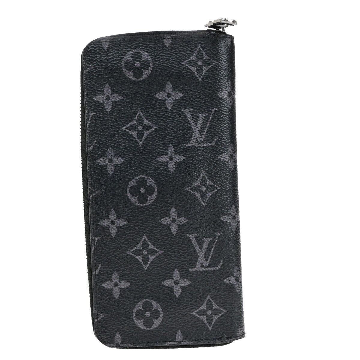 LOUIS VUITTON Zippy Wallet Vertical Monogram Eclipse Leather BK M62295 30EB841