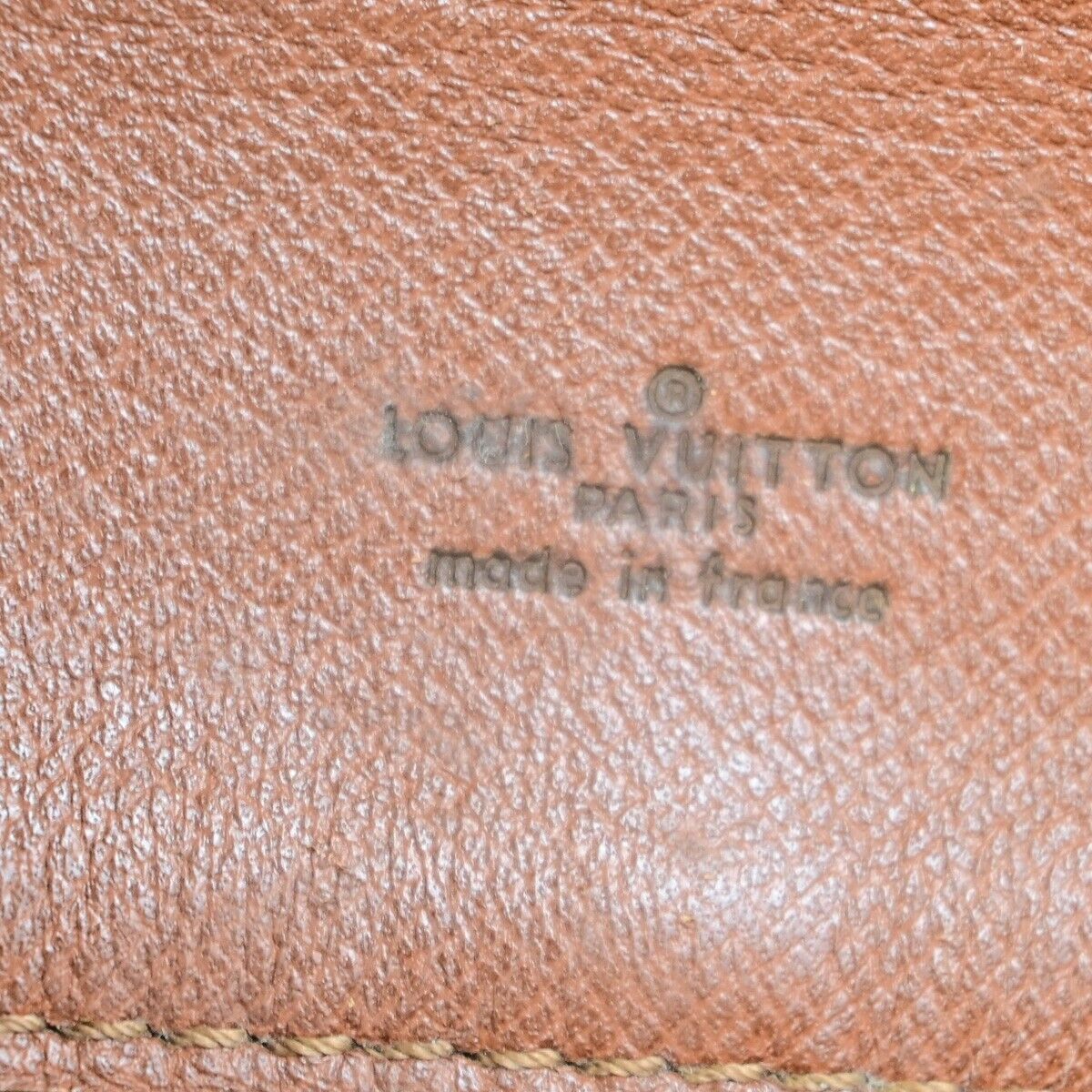 LOUIS VUITTON Chantilly PM Shoulder Bag Monogram Leather Brown M51234 69SJ463