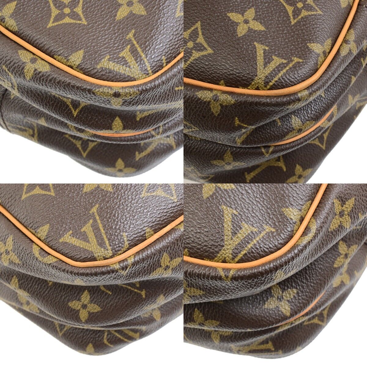 LOUIS VUITTON Reporter PM Crossbody Shoulder Bag Monogram Leather M45254 84FB402