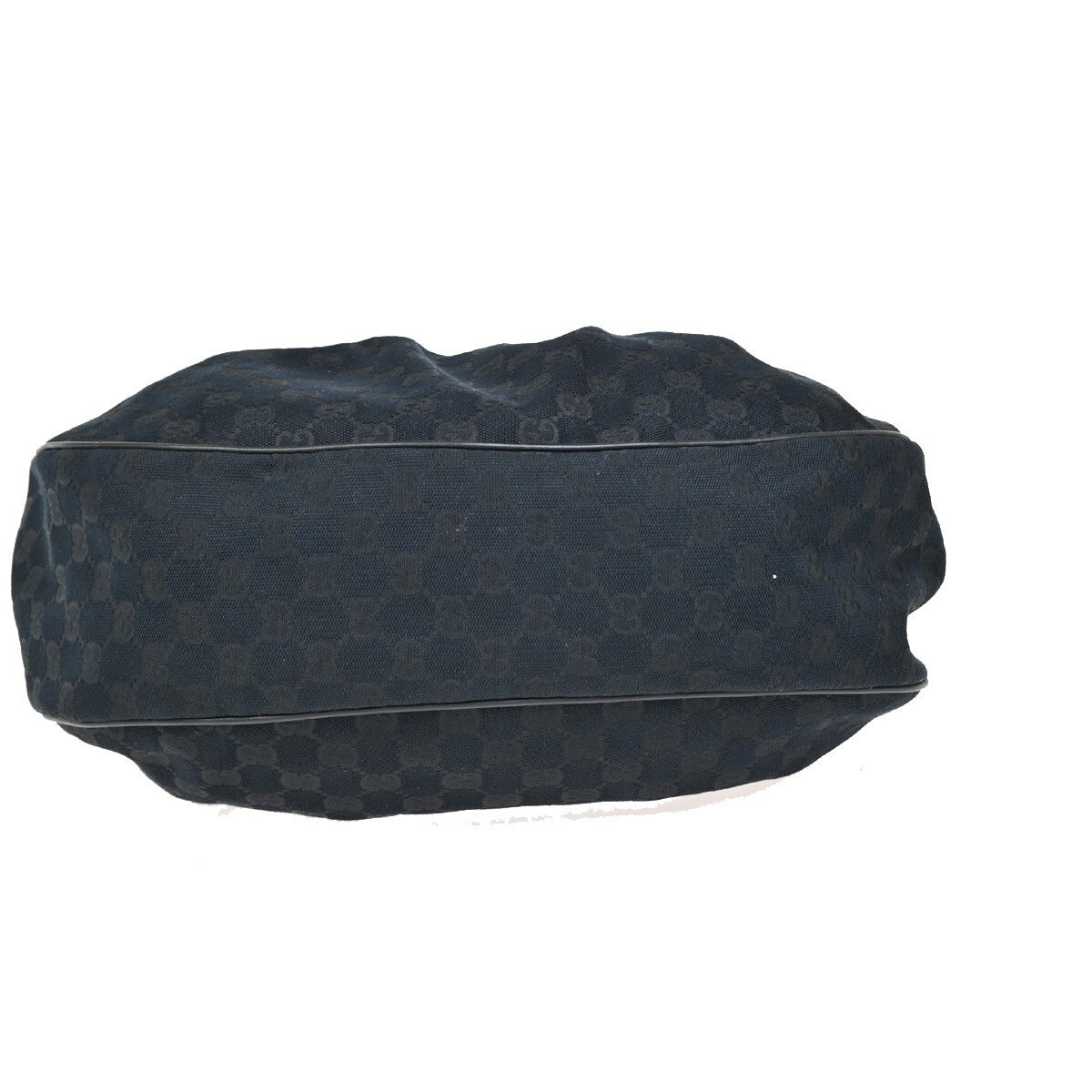 GUCCI Logo Sukey GG Pattern Shoulder Bag Canvas Leather Black Italy 30EE281