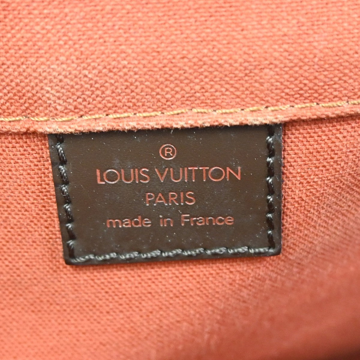 LOUIS VUITTON Bastille Shoulder Bag Damier Ebene Leather Brown N45258 85CA824