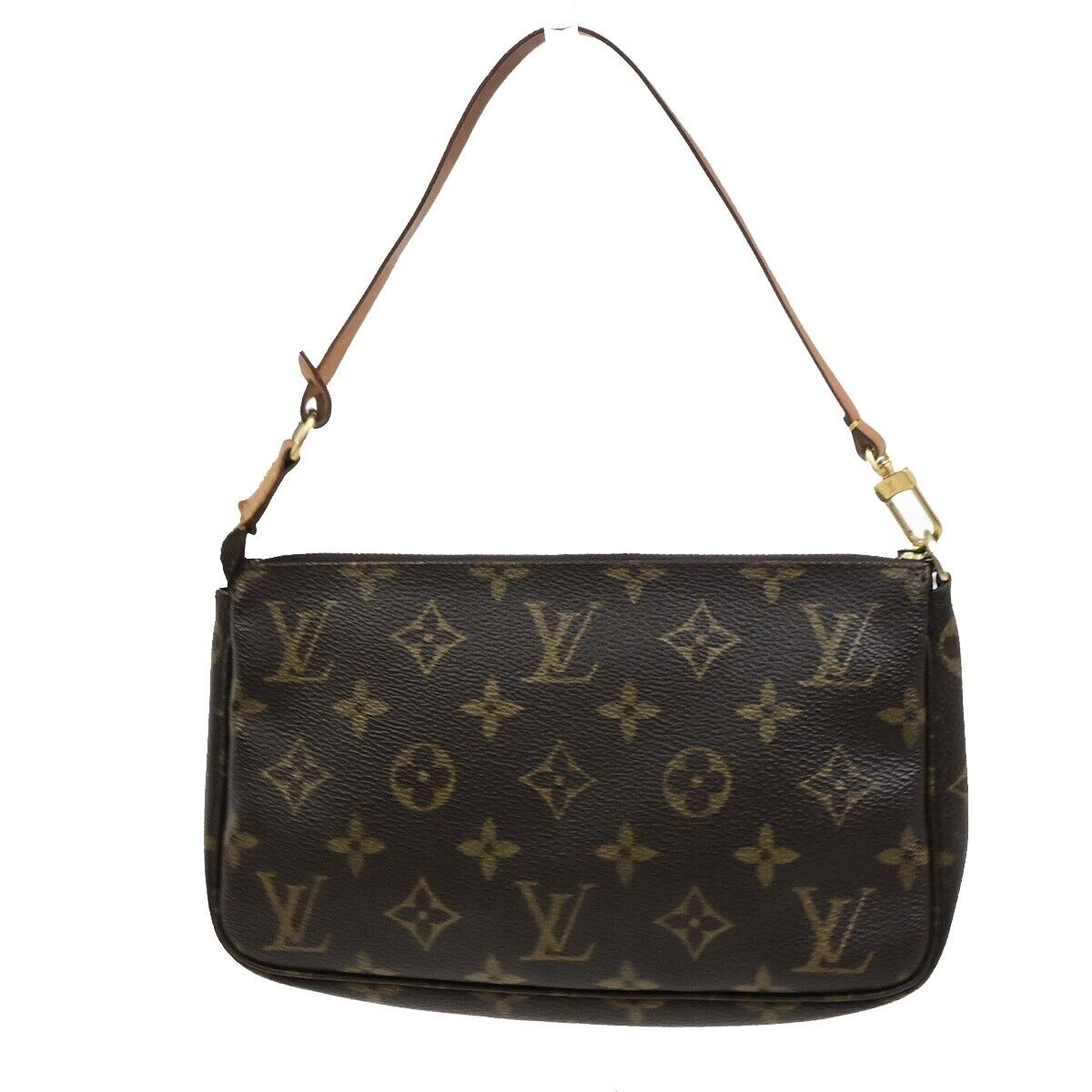 LOUIS VUITTON Pochette Accessoires Hand Bag Monogram Leather BN M51980 18KA532