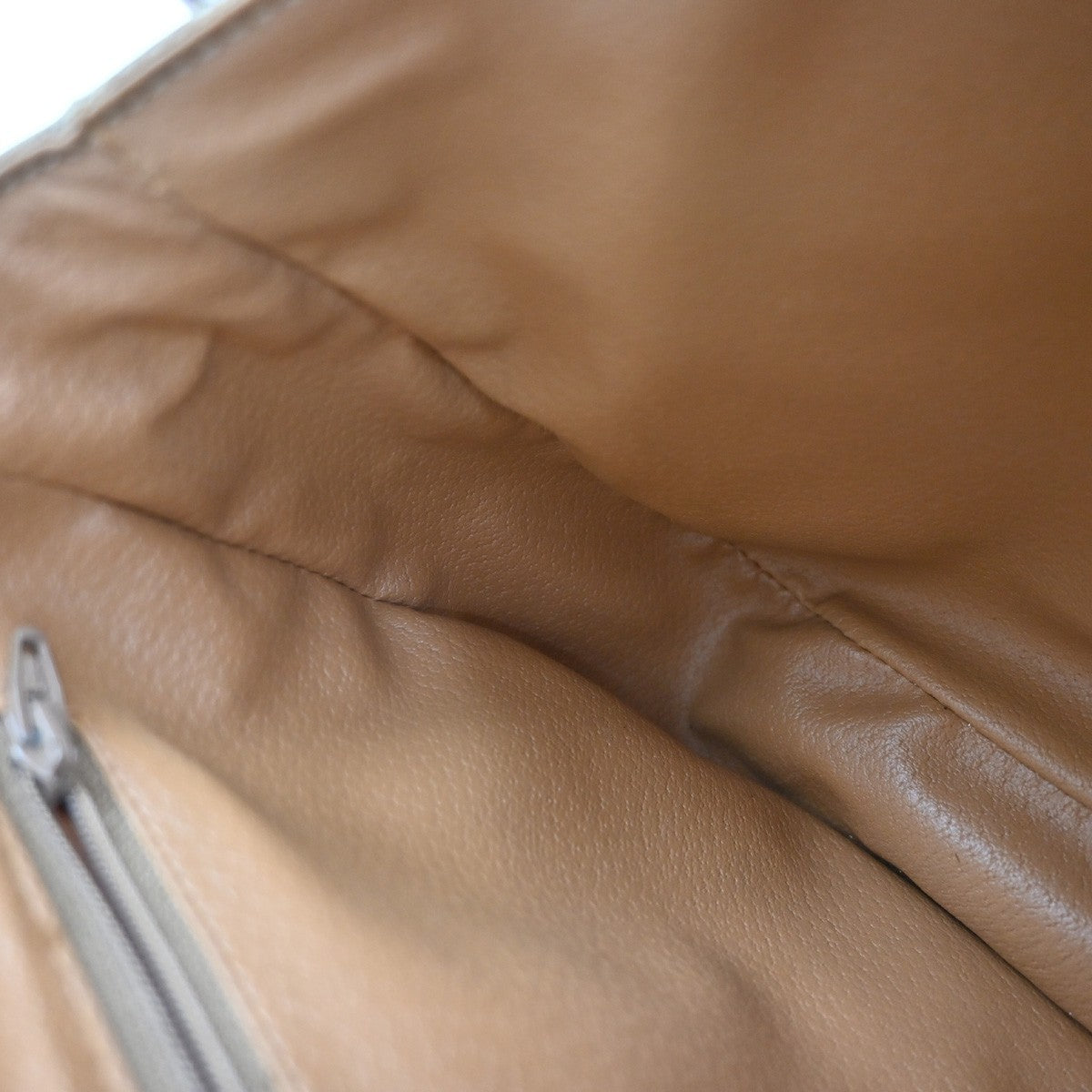 CELINE Logo Macadam Pattern Shoulder Bag PVC Leather Brown GHW Italy 63KB327