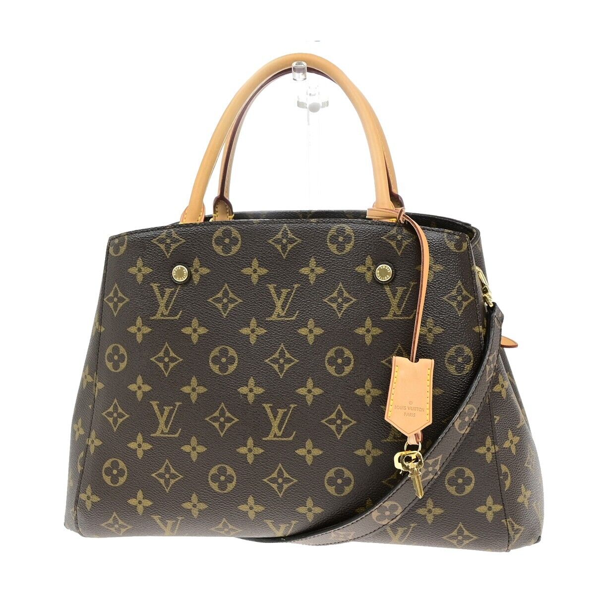 LOUIS VUITTON Montaigne MM 2Way Shoulder Bag Monogram Leather BN M41056 652RF220