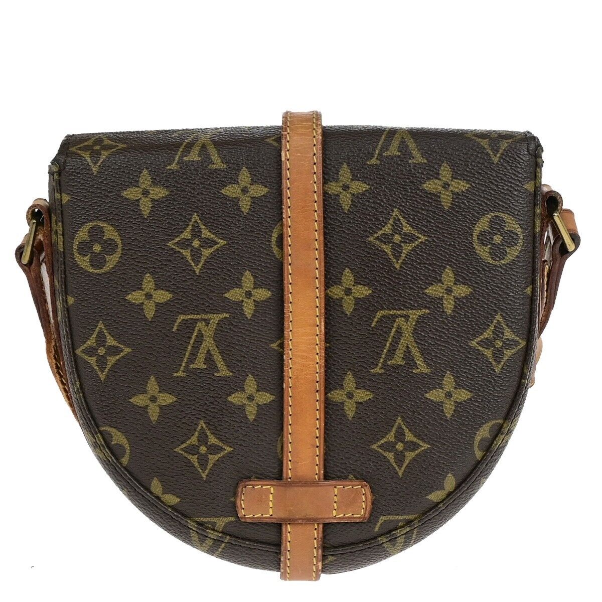LOUIS VUITTON Chantilly PM Shoulder Bag Monogram Leather Brown M51234 62EC997