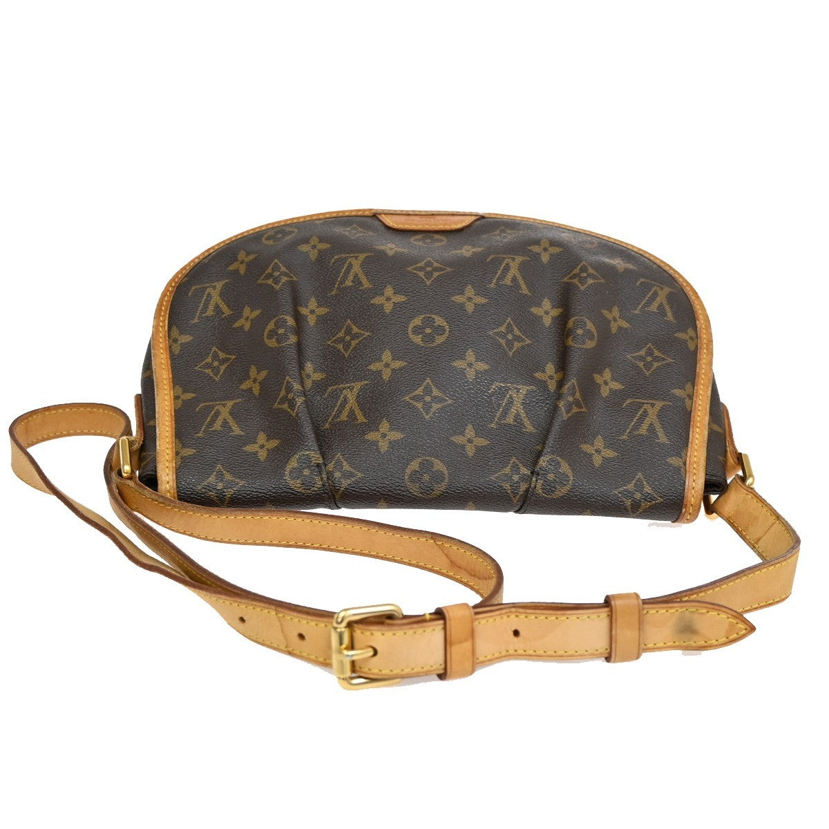 LOUIS VUITTON Menilmontant PM Shoulder Bag Monogram Leather BN M40474 72KB655