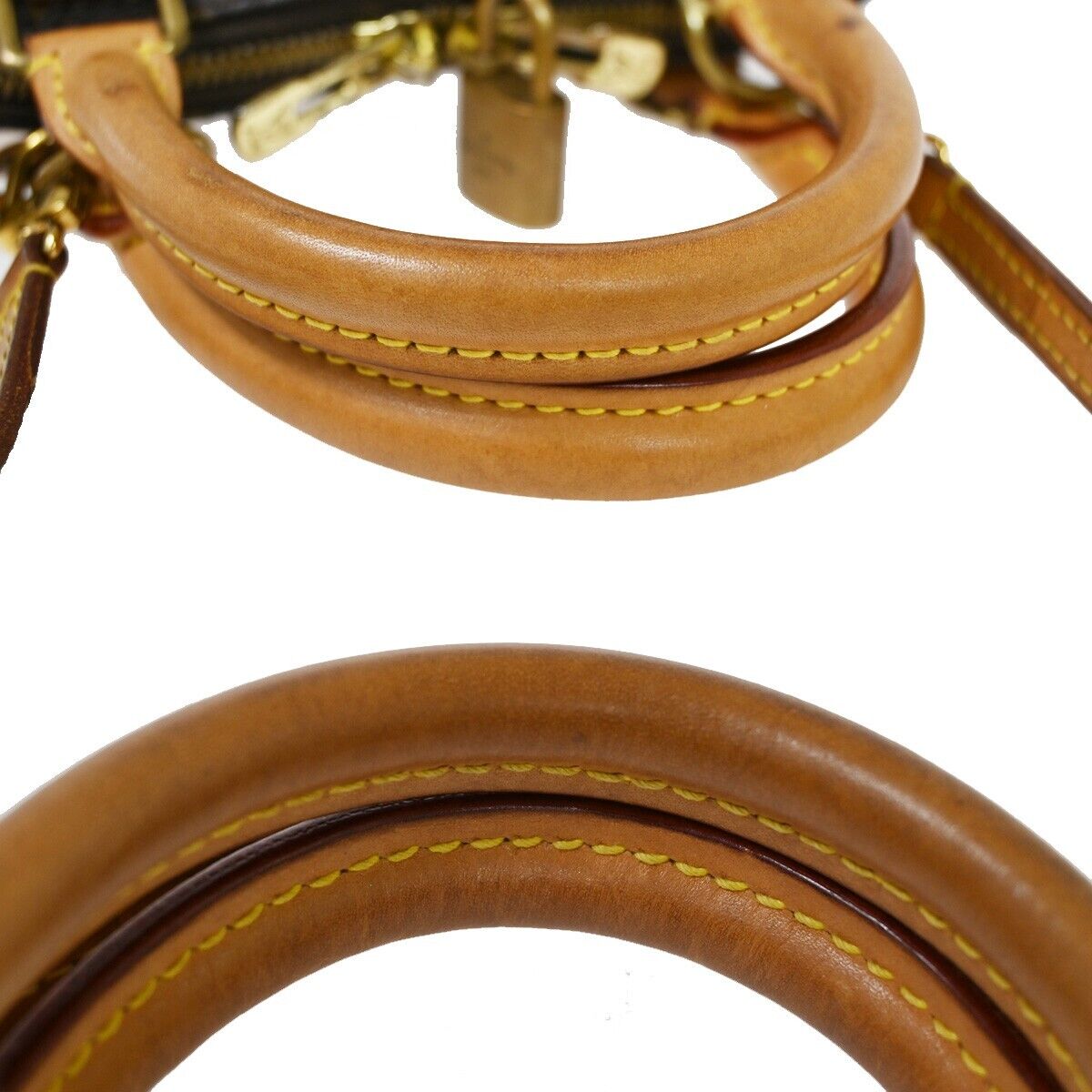 LOUIS VUITTON LV Logo Alma BB Hand Shoulder Bag Monogram Leather M53152 55SH172