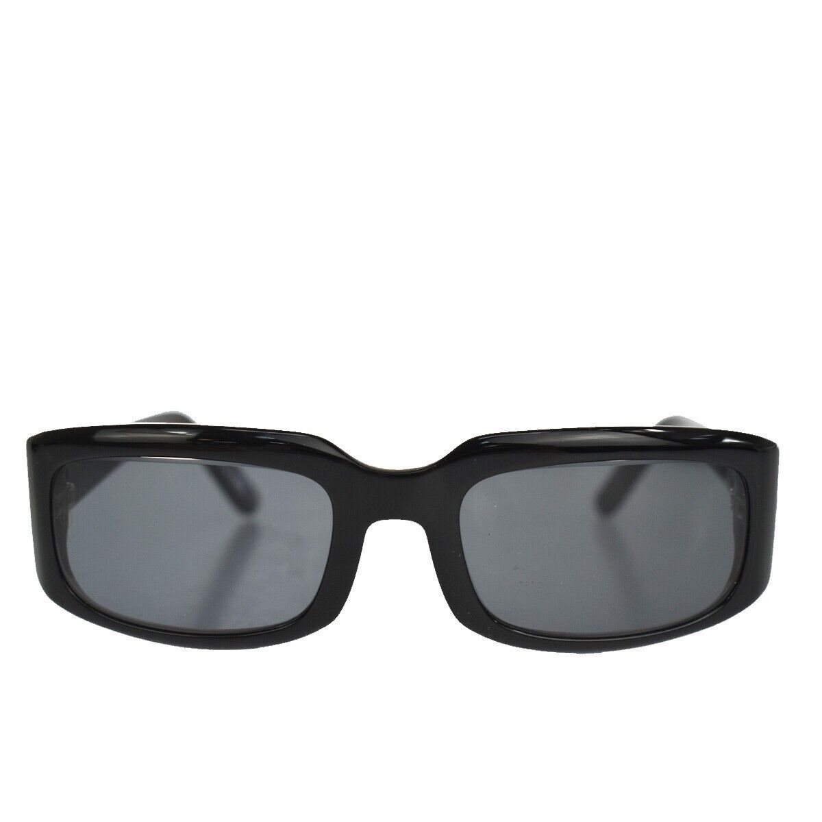 CARTIER Logo Sunglasses Eye Wear Metal Plastic Black Silver 09YD473