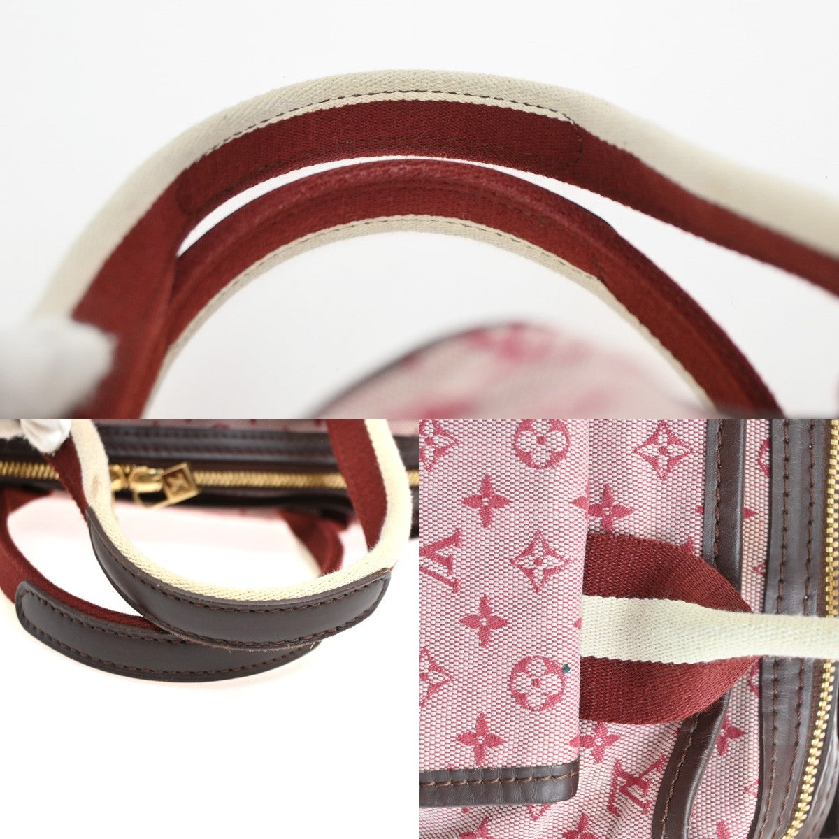 LOUIS VUITTON Marie Kate Shoulder Bag Monogram Mini Lin Pink M92506 86TA686