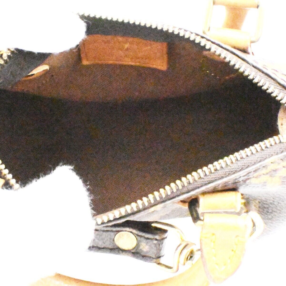 LOUIS VUITTON Mini Speedy 2Way Hand Bag Monogram Leather Brown M41534 95EE086