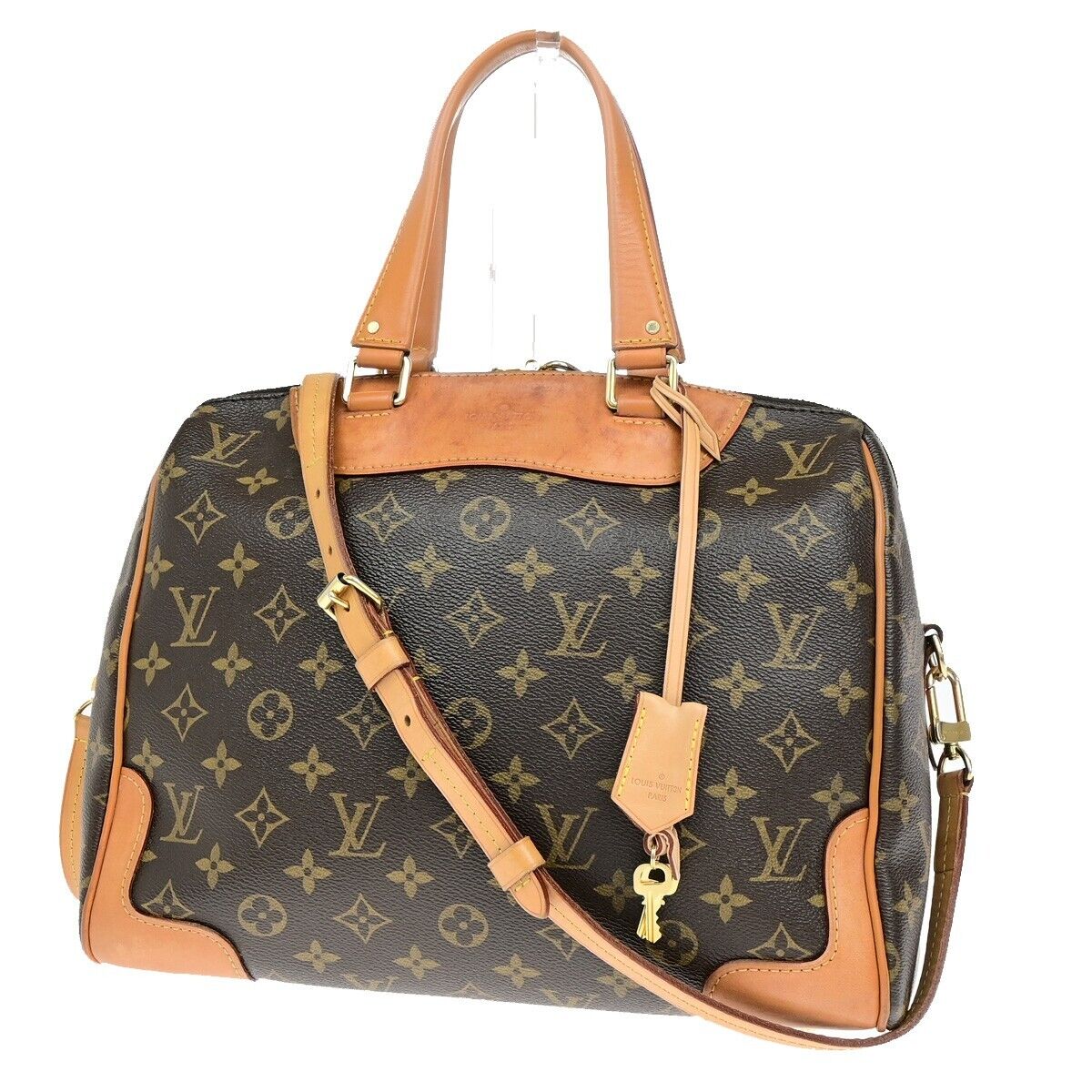 LOUIS VUITTON Retiro PM 2Way Hand Bag Monogram Leather BN M40325 99ED781