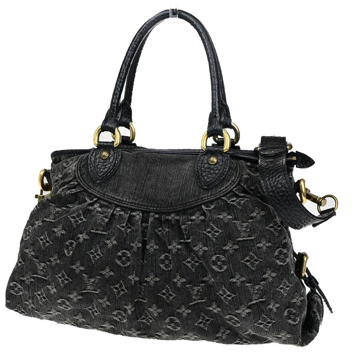 LOUIS VUITTON Neo Cabby GM 2Way Shoulder Bag Monogram Denim BK M95352 660YG092