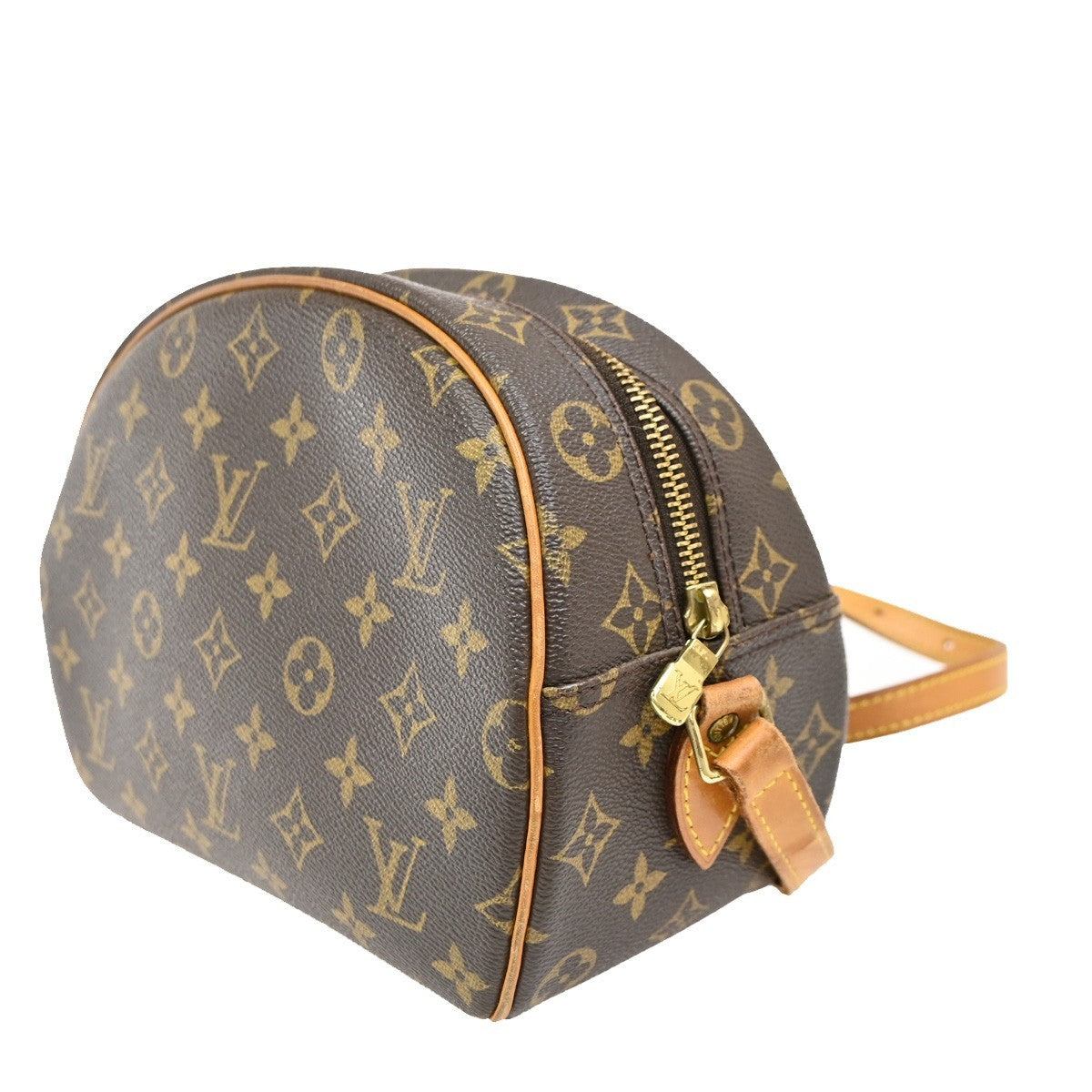 LOUIS VUITTON Blois Crossbody Shoulder Bag Monogram Leather Brown M51221 88MA014