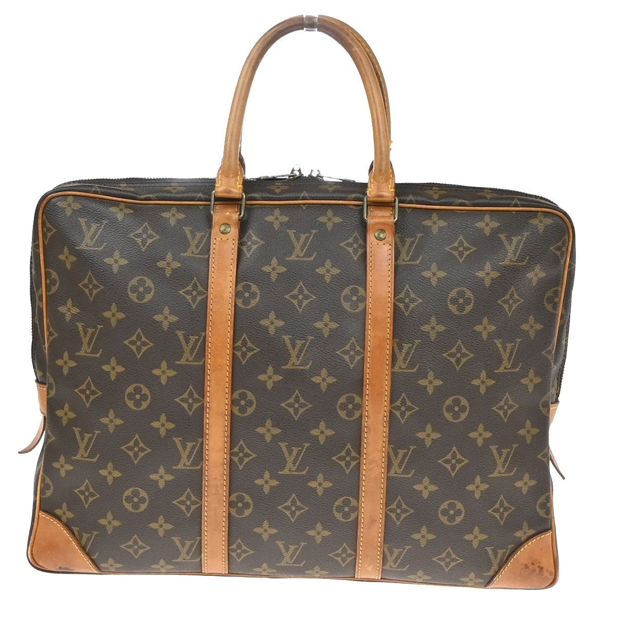 LOUIS VUITTON Porte Documents Voyage Briefcase Hand Bag Monogram M53361 30YH928