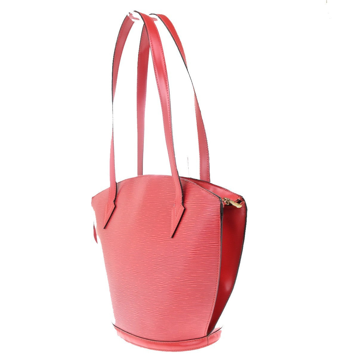 LOUIS VUITTON LV Saint Jacques Hand Bag Epi Leather Red France M52267 32MA233