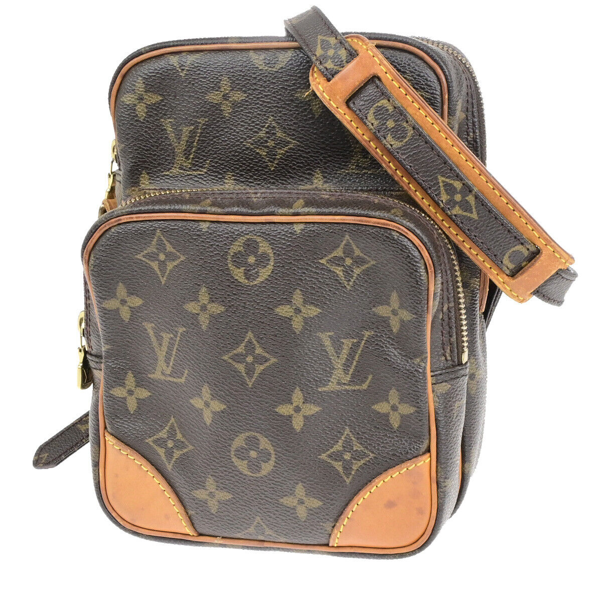 LOUIS VUITTON Amazon Crossbody Shoulder Bag Monogram Leather BN M45236 89SJ577