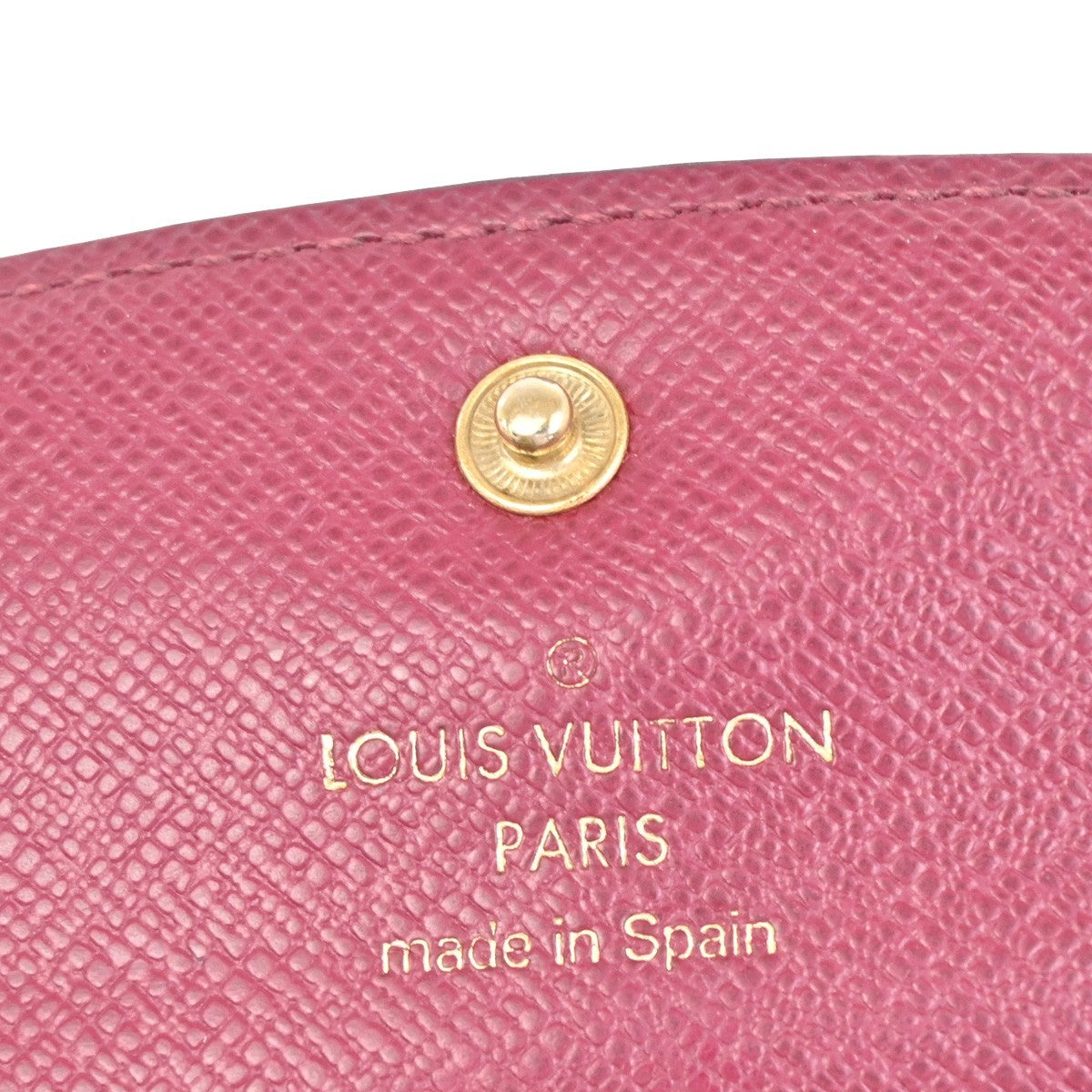 LOUIS VUITTON Emilie Long Wallet Monogram Leather Brown GHW Spain M60697 01KC903