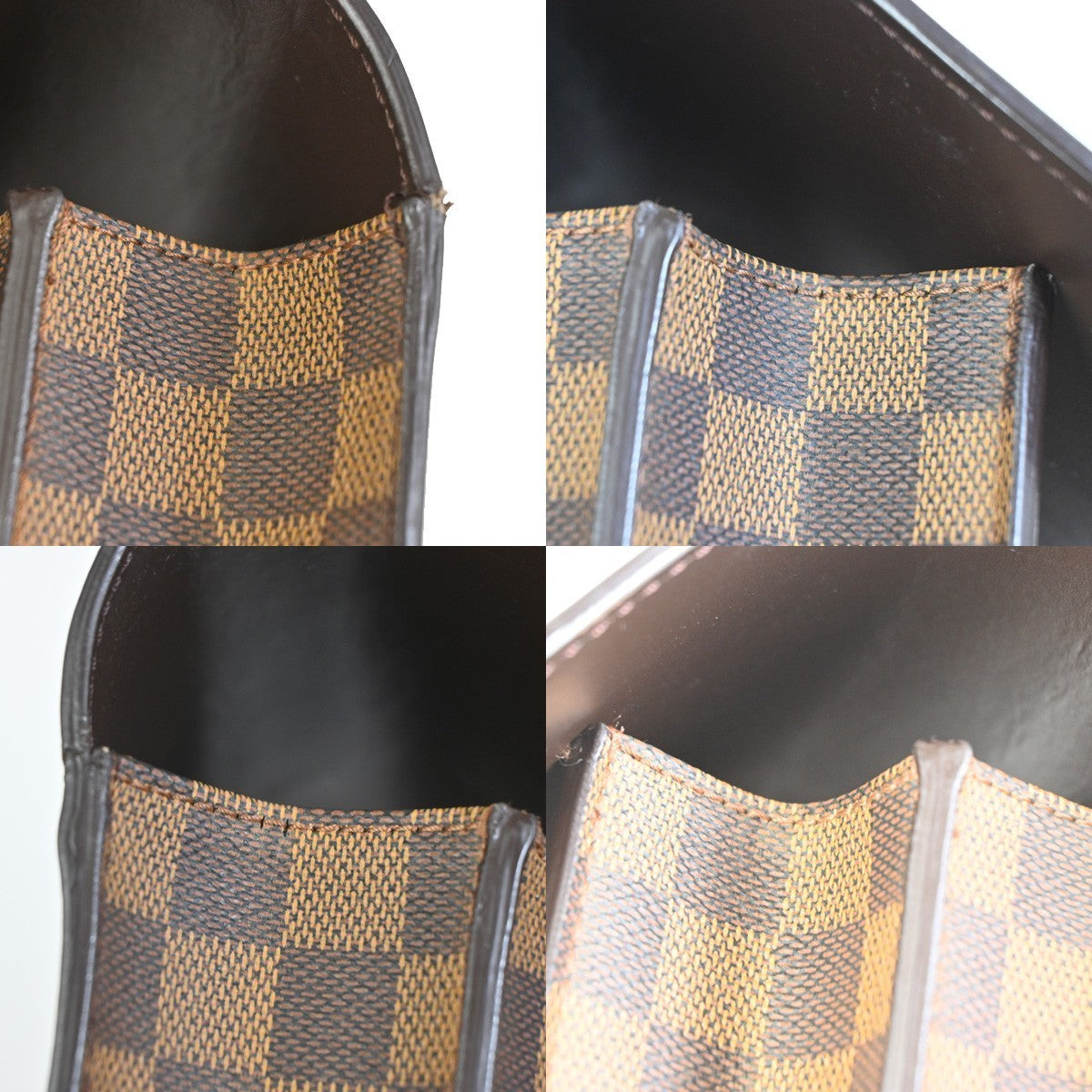 LOUIS VUITTON Altona GM Business Hand Bag Damier Ebene Leather N53312 80CA901