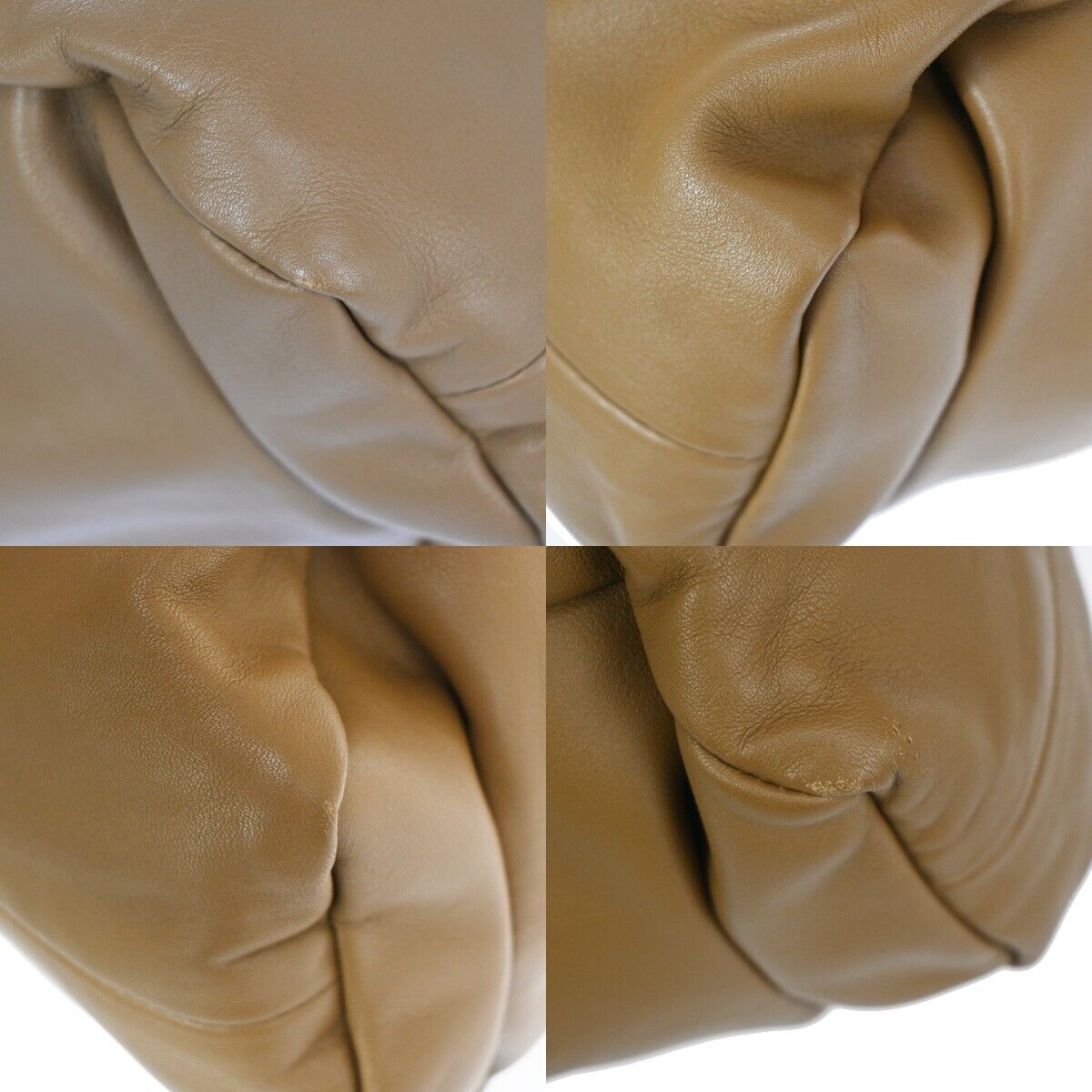 BOTTEGA VENETA Logo Shoulder Pouch Bag Leather Brown Italy 648025 667RH781