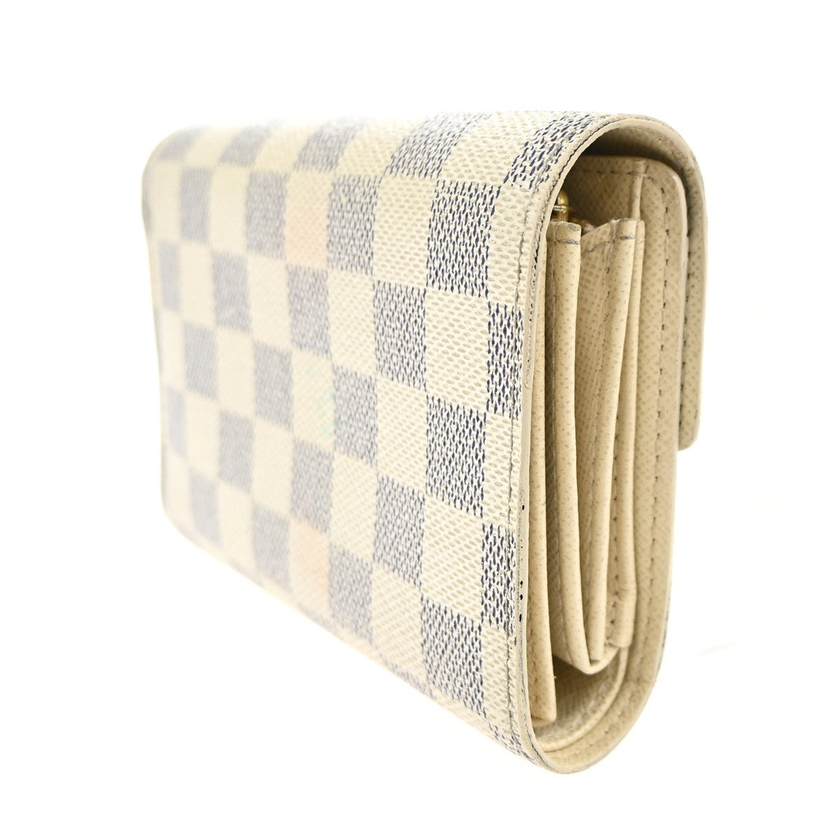 LOUIS VUITTON Portefeuille Alexandra Wallet Damier Azur Leather N63068 67KC474