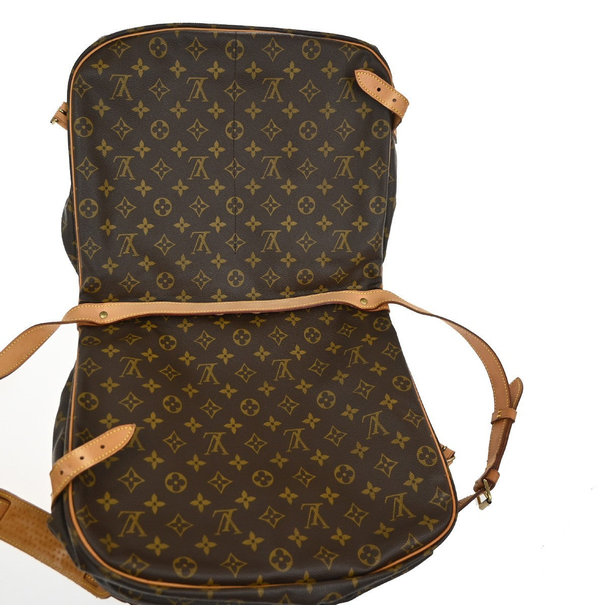 LOUIS VUITTON Saumur 35 Shoulder Bag Monogram Leather BN France M42254 96KC366