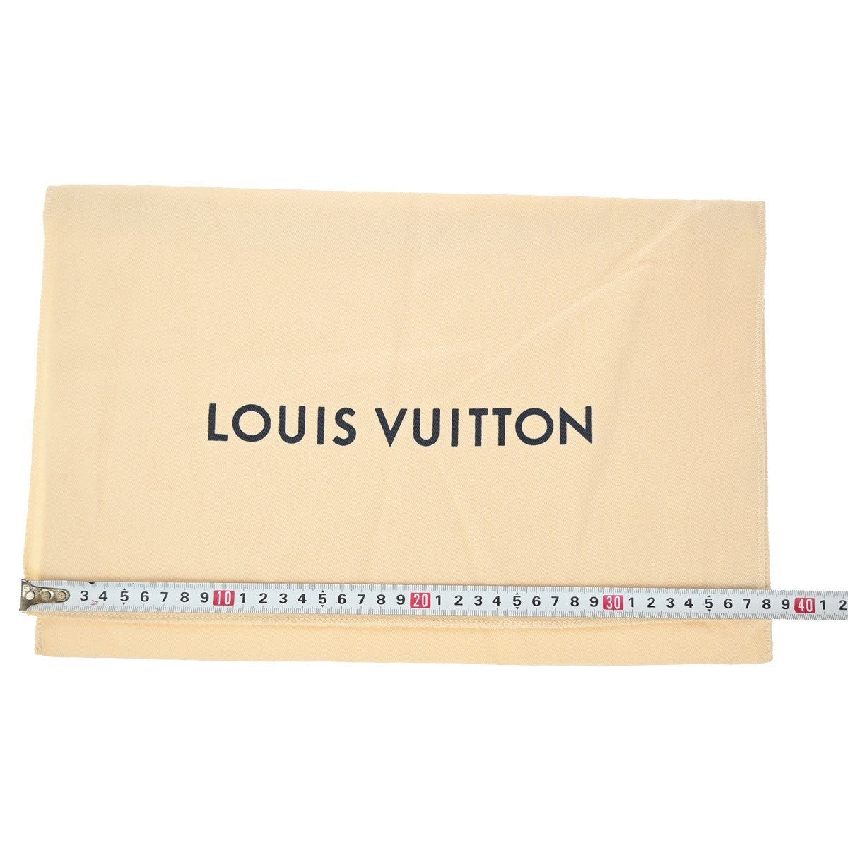 LOUIS VUITTON Logo 10 Set Dust Bag Canvas Cotton Beige Brown 09EG152