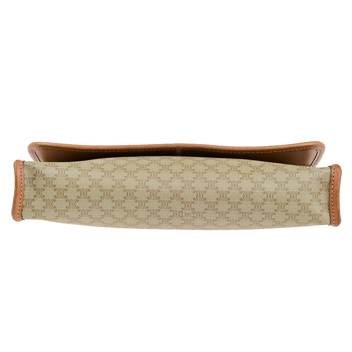 CELINE Macadam Pattern Crossbody 2Way Shoulder Clutch Bag PVC Leather BN 67ED367