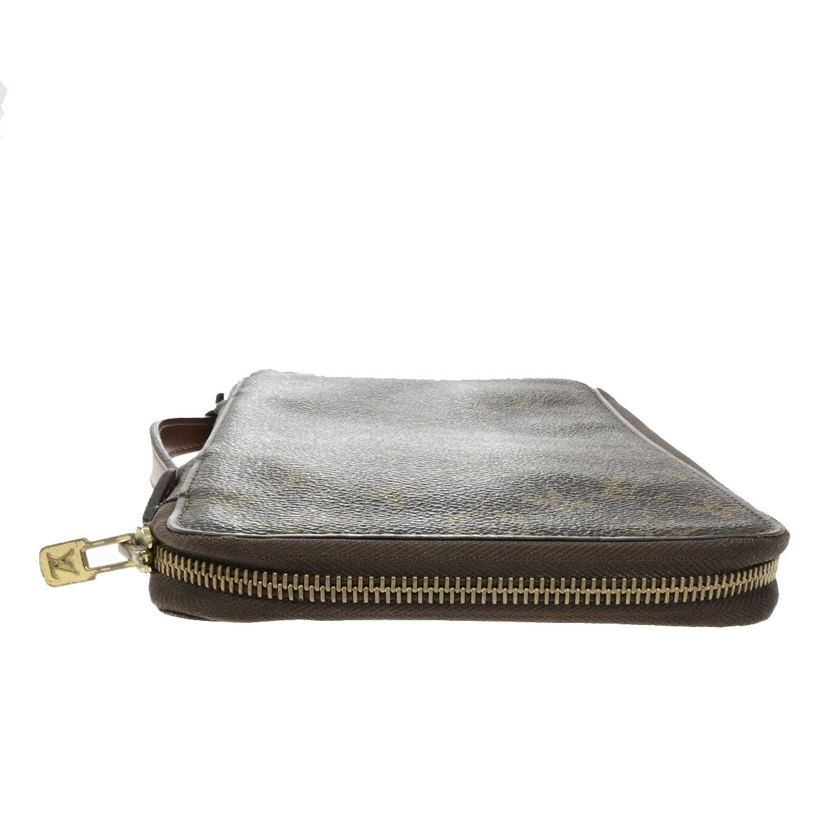 LOUIS VUITTON Poche Escapade Bifold Wallet Monogram Leather Brown M60113 38YH186