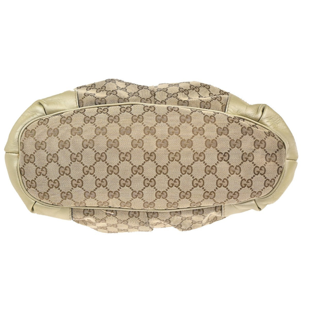 GUCCI GG Pattern Sukey 2Way Shoulder Hand Bag Canvas Leather Brown Gold 85CA725