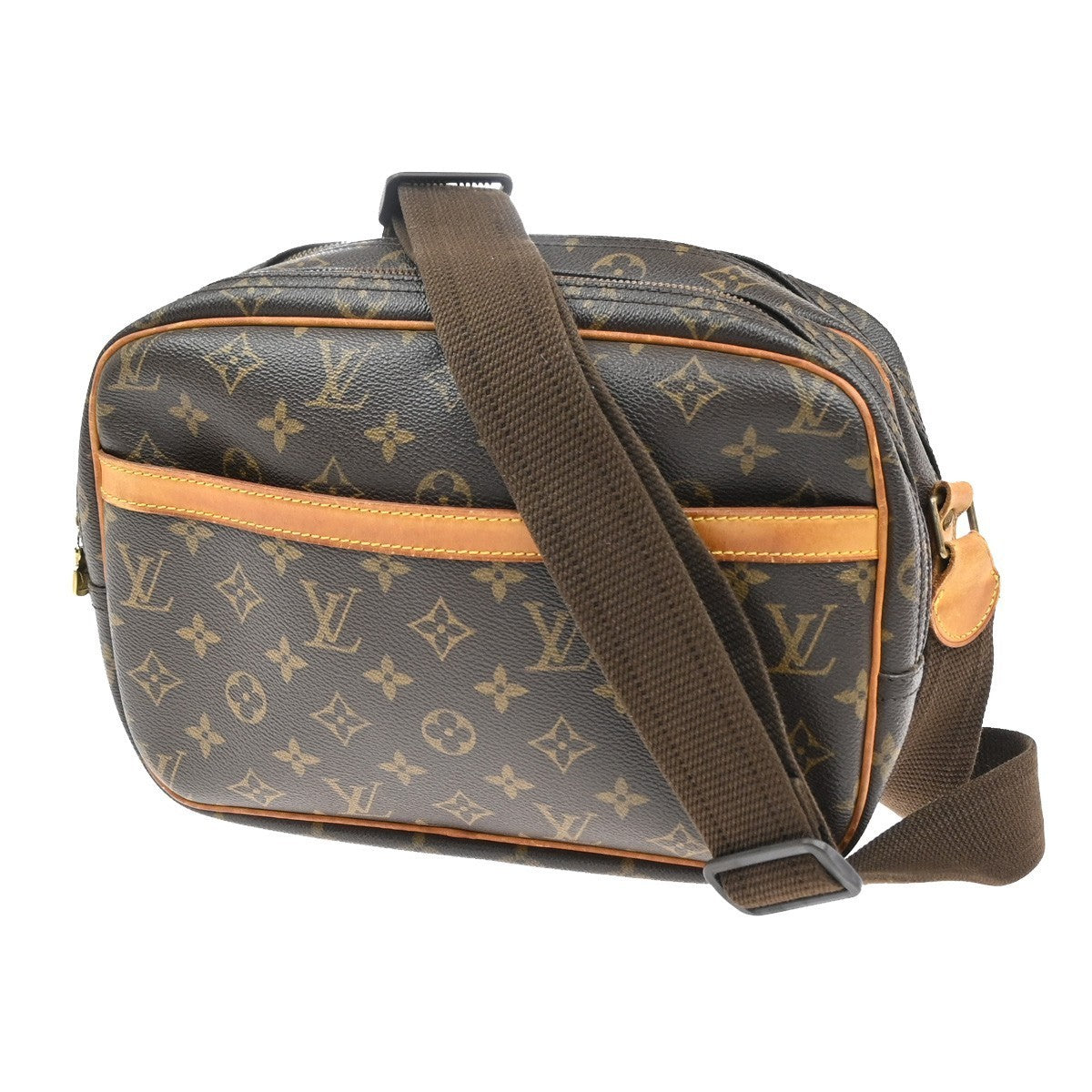 LOUIS VUITTON Reporter PM Crossbody Shoulder Bag Monogram Leather M45254 81MA044