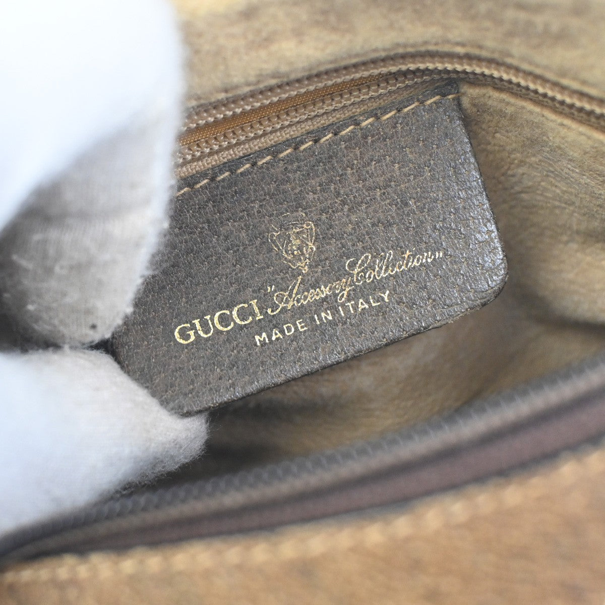 GUCCI Logo GG Pattern Sherry CrossBody Shoulder Bag PVC Leather BN Italy 31CA754