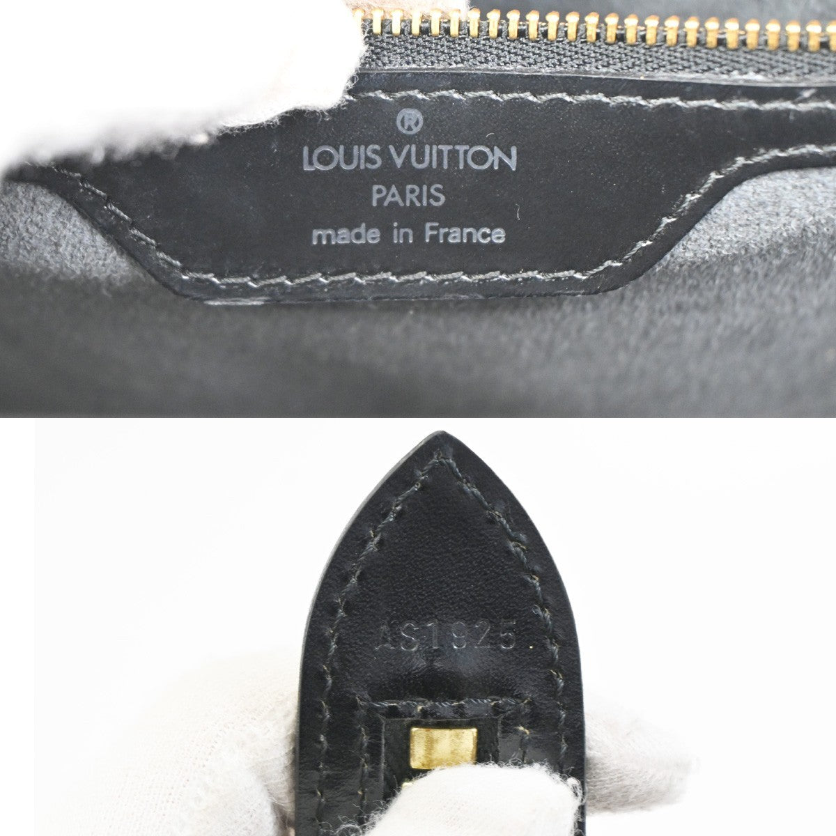 LOUIS VUITTON Saint Jacques Shoulder Bag Epi Leather Black  M50044 32TA065