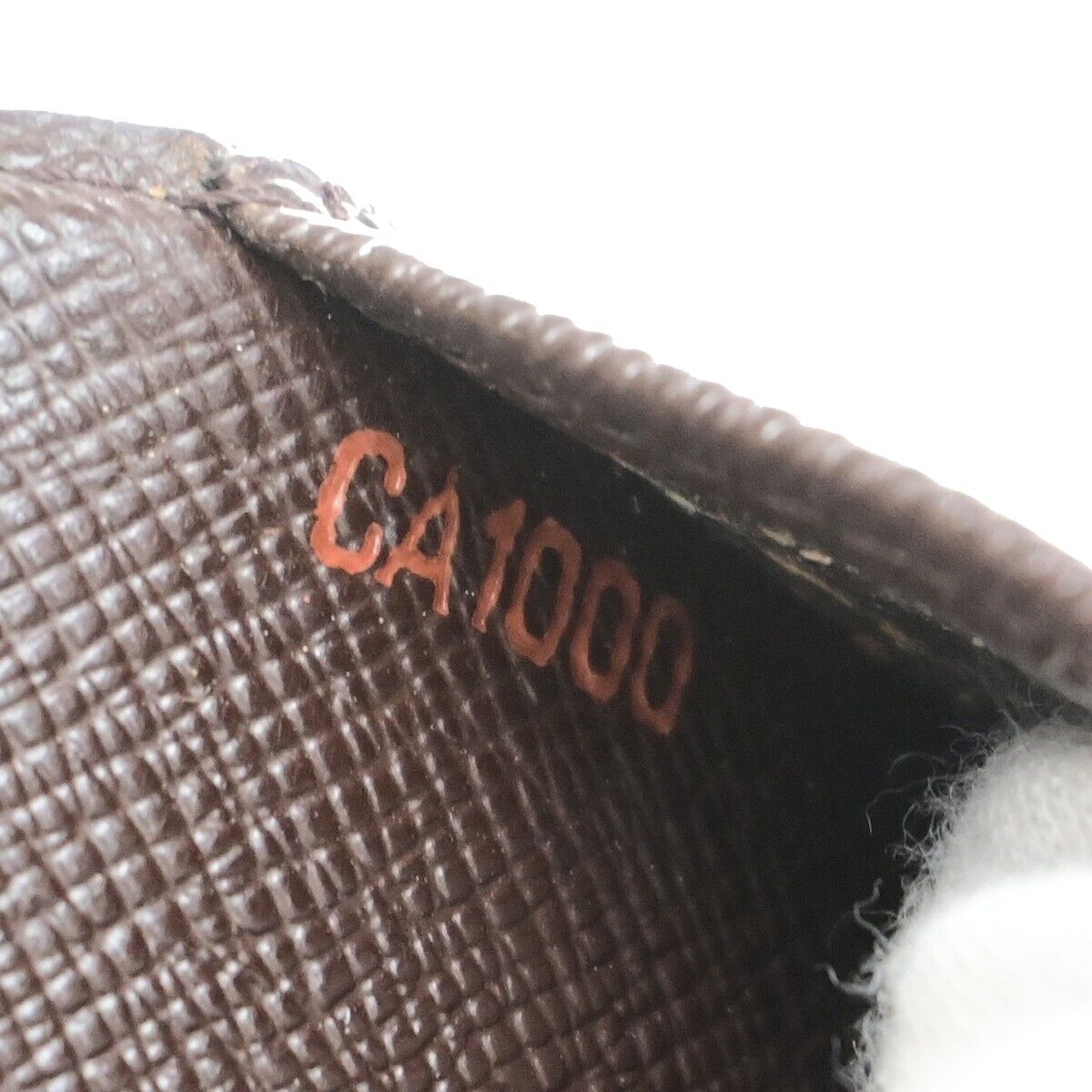 LOUIS VUITTON Agenda PM Day Planner Cover Monogram Damier Ebene Brown 04ED975