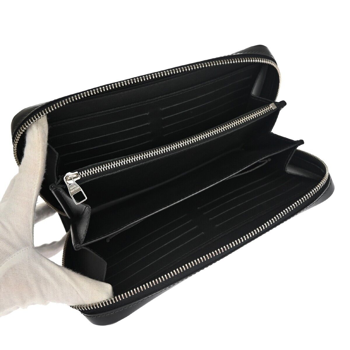 LOUIS VUITTON Zippy XL Long Bifold Wallet Damier Cobalt Leather N41590 14RH322