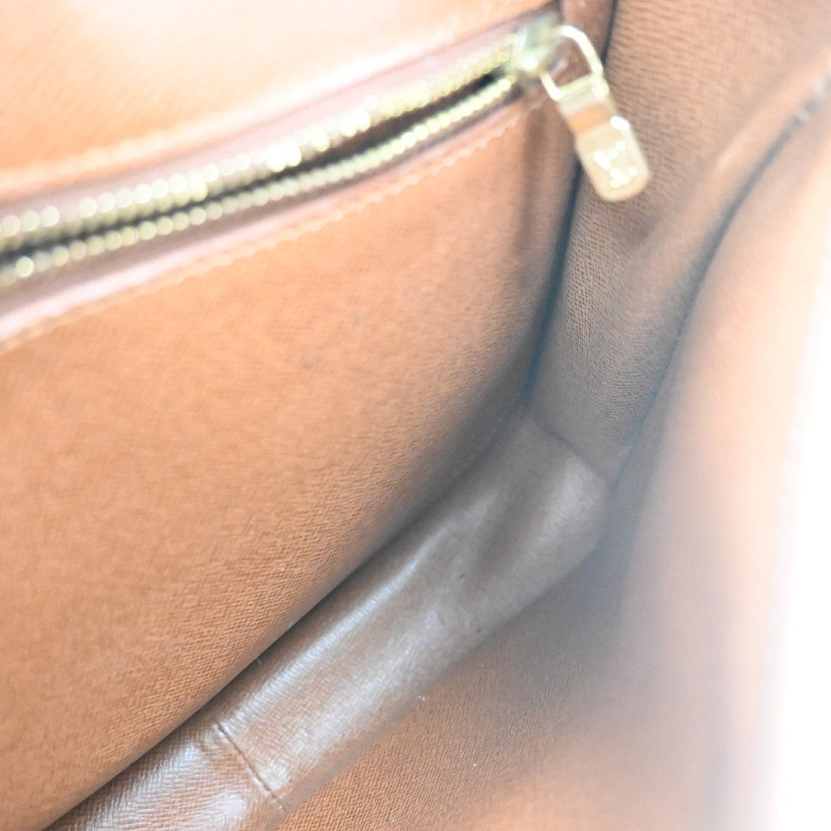 LOUIS VUITTON Saint Cloud GM Shoulder Bag Monogram Leather Brown M51242 86CB008