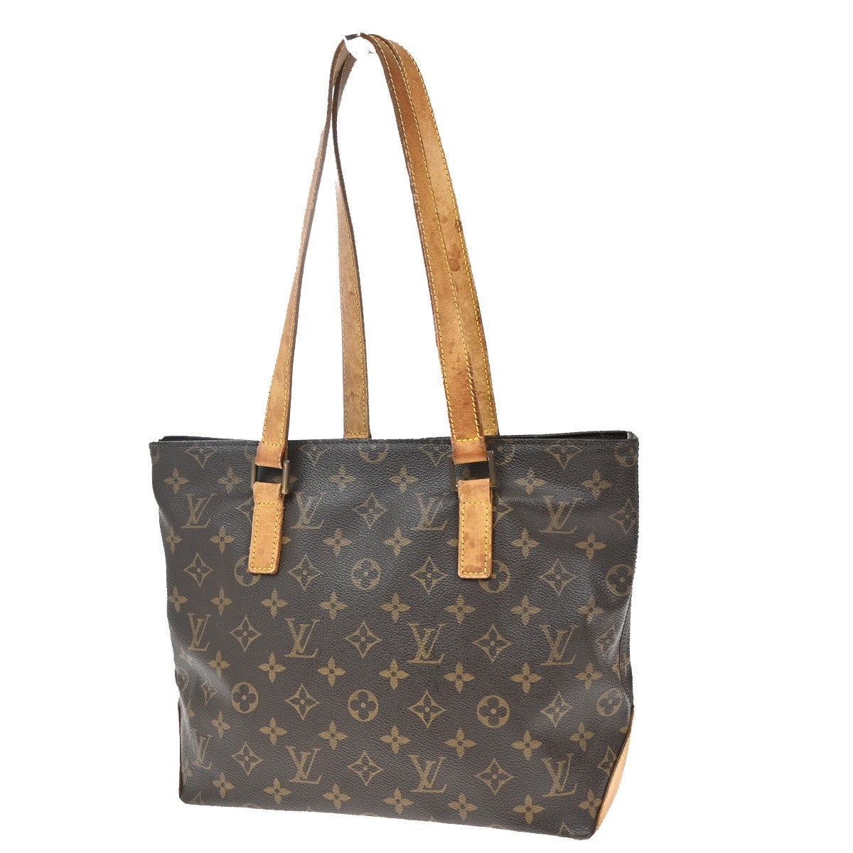 LOUIS VUITTON Cabas Piano Shoulder Bag Monogram Leather Brown M51148 39YH177