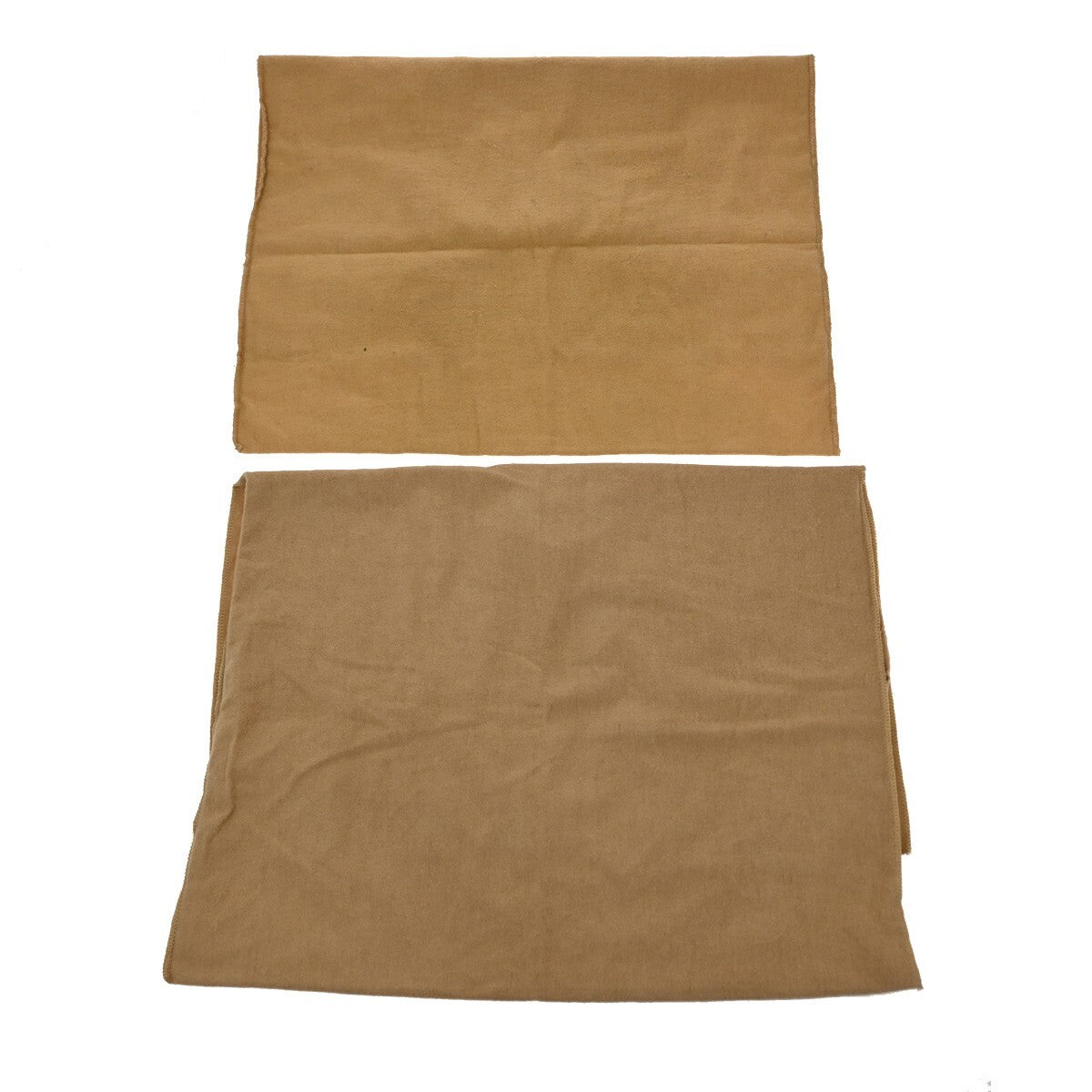 LOUIS VUITTON Logo 10 Set Dust Bag Drawstring Canvas Cotton Beige Brown 09FB553