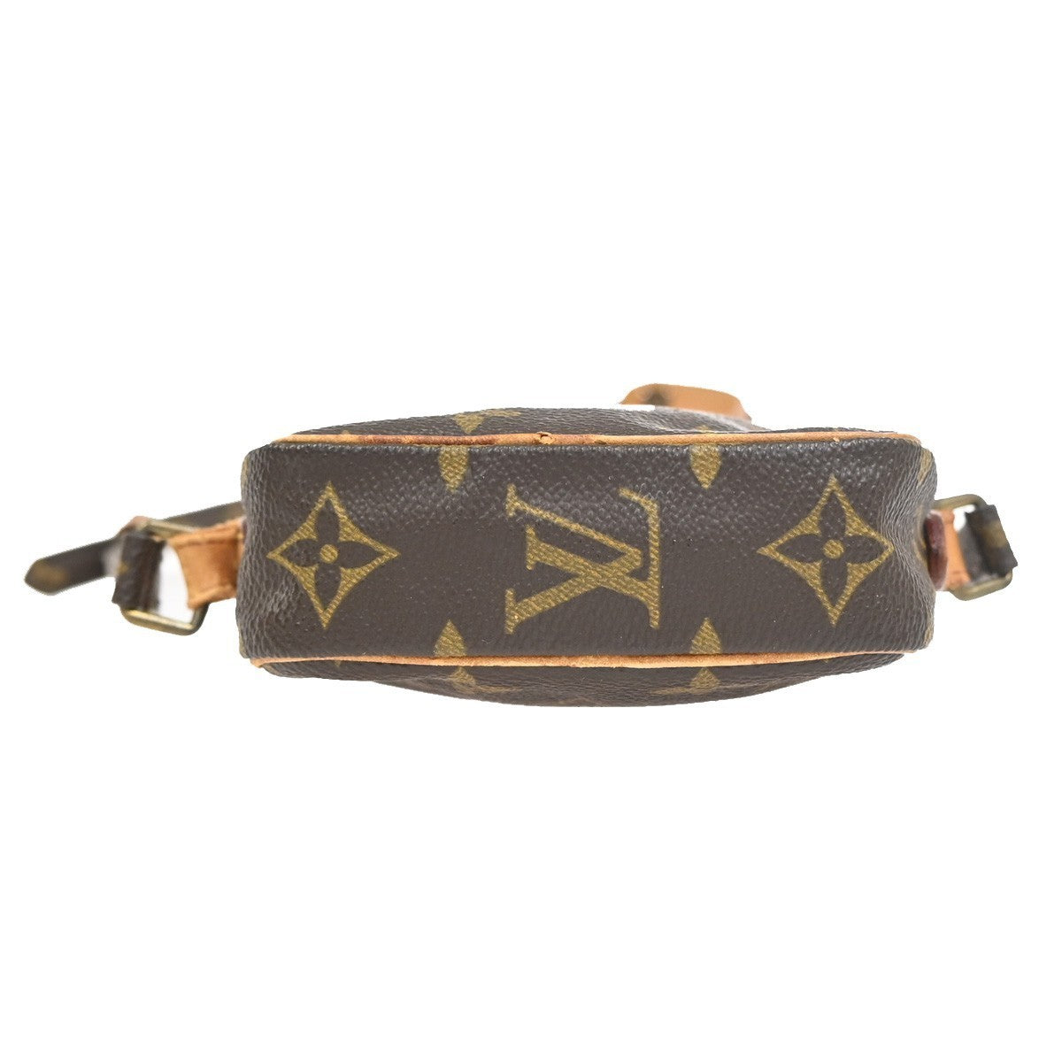 LOUIS VUITTON LV Mini Danube Shoulder Bag Monogram Leather Brown M45268 64KC840