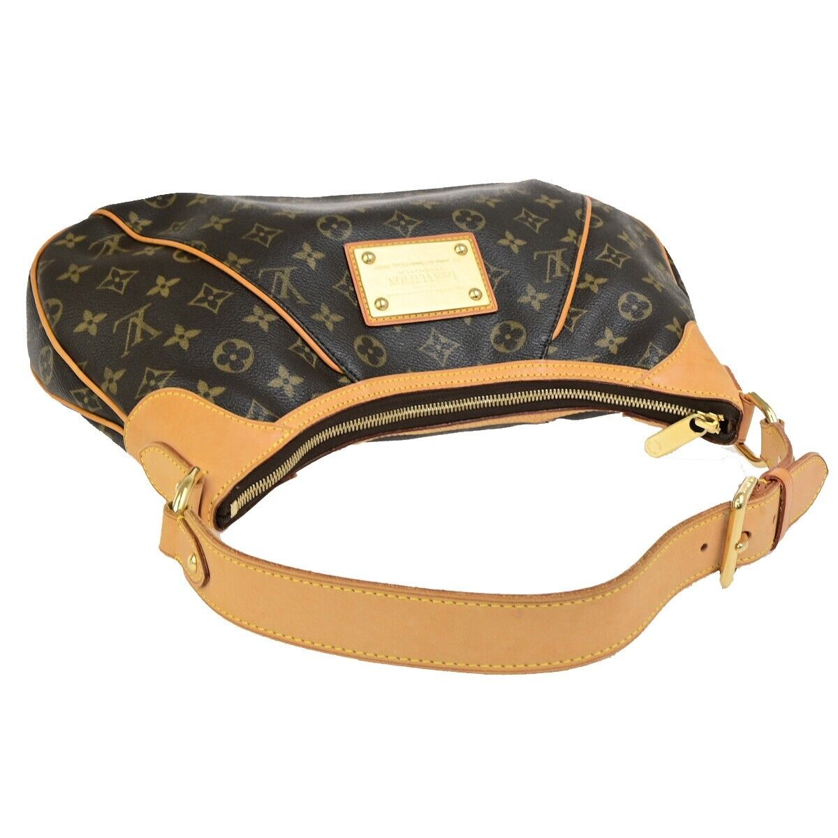 LOUIS VUITTON Thames GM Hobo Shoulder Bag Monogram Leather Brown M56383 667RF199