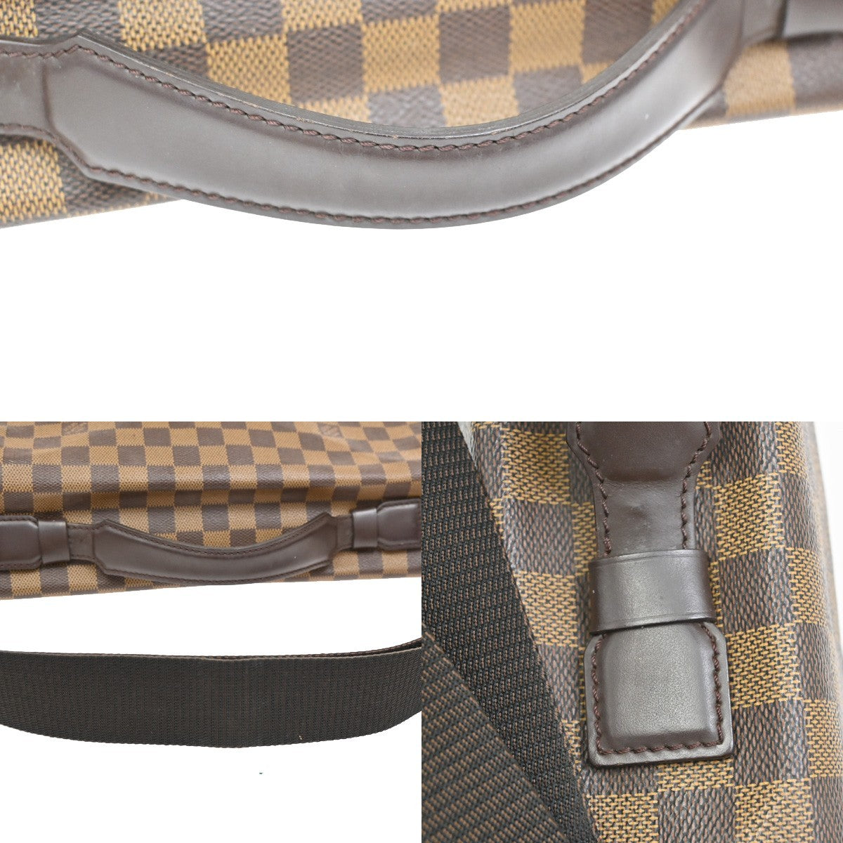 LOUIS VUITTON Broadway Satchel Shoulder Bag Damier Ebene Leather N42270 16TA116