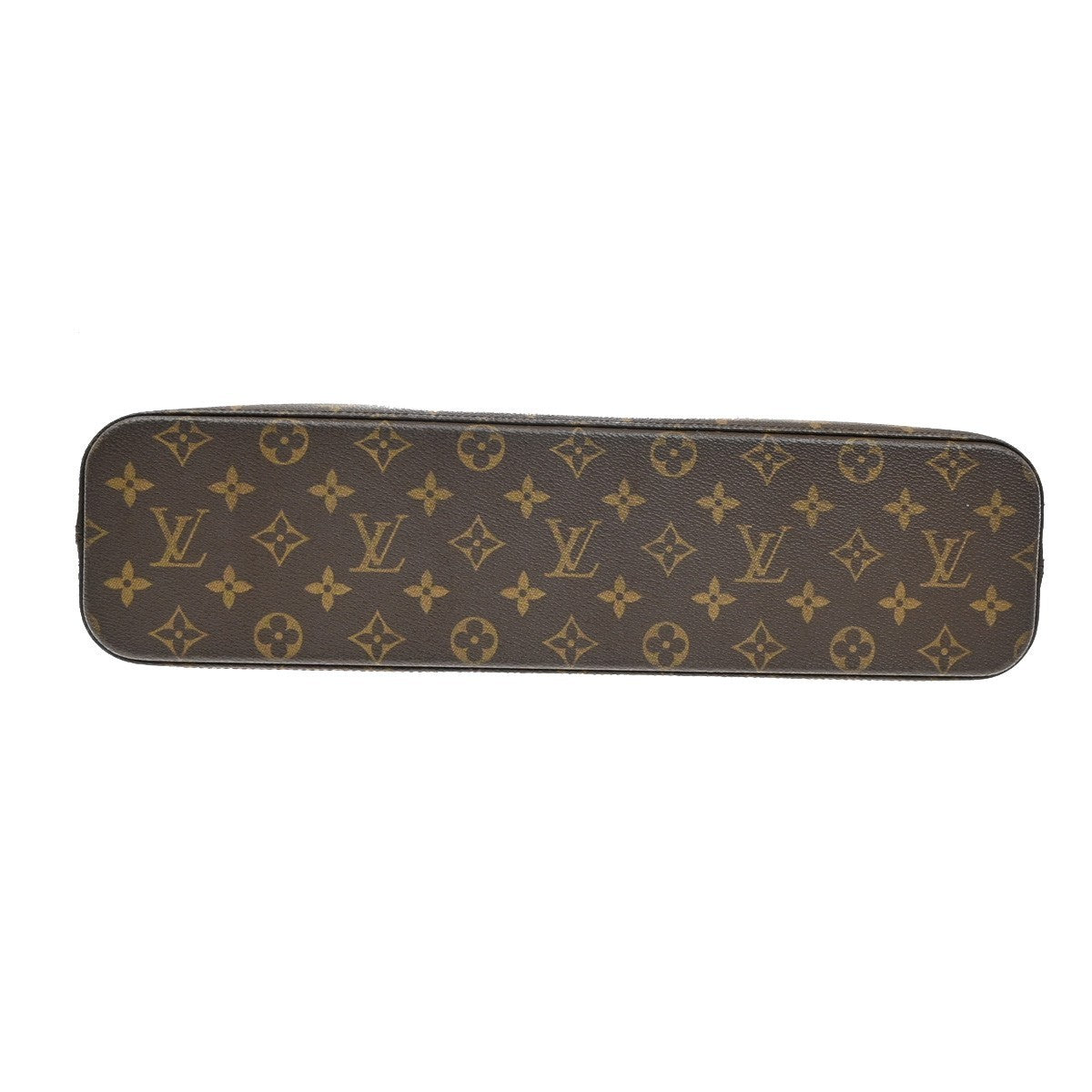 LOUIS VUITTON Logo Luco Shoulder Tote Bag Monogram Leather Brown M51155 73TA050