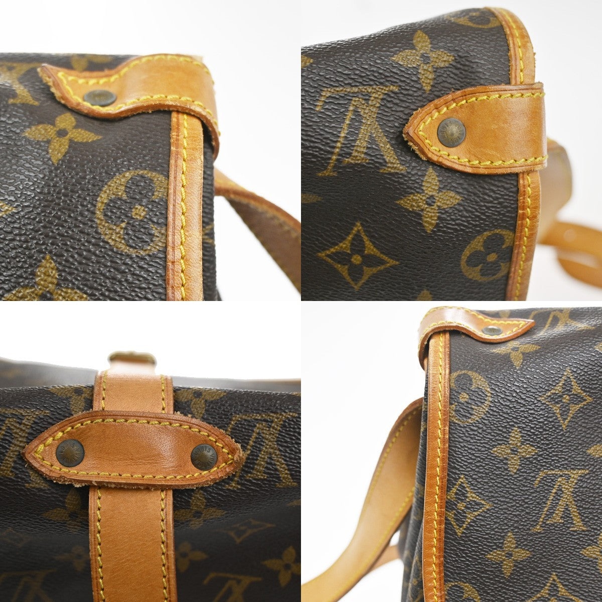 LOUIS VUITTON Saumur 35 Shoulder Bag Monogram Leather BN France M42254 18CA796