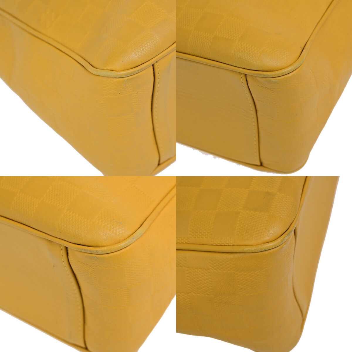 LOUIS VUITTON Neo Tadao Hand Bag Damier Infini Yellow N41228 78YG642