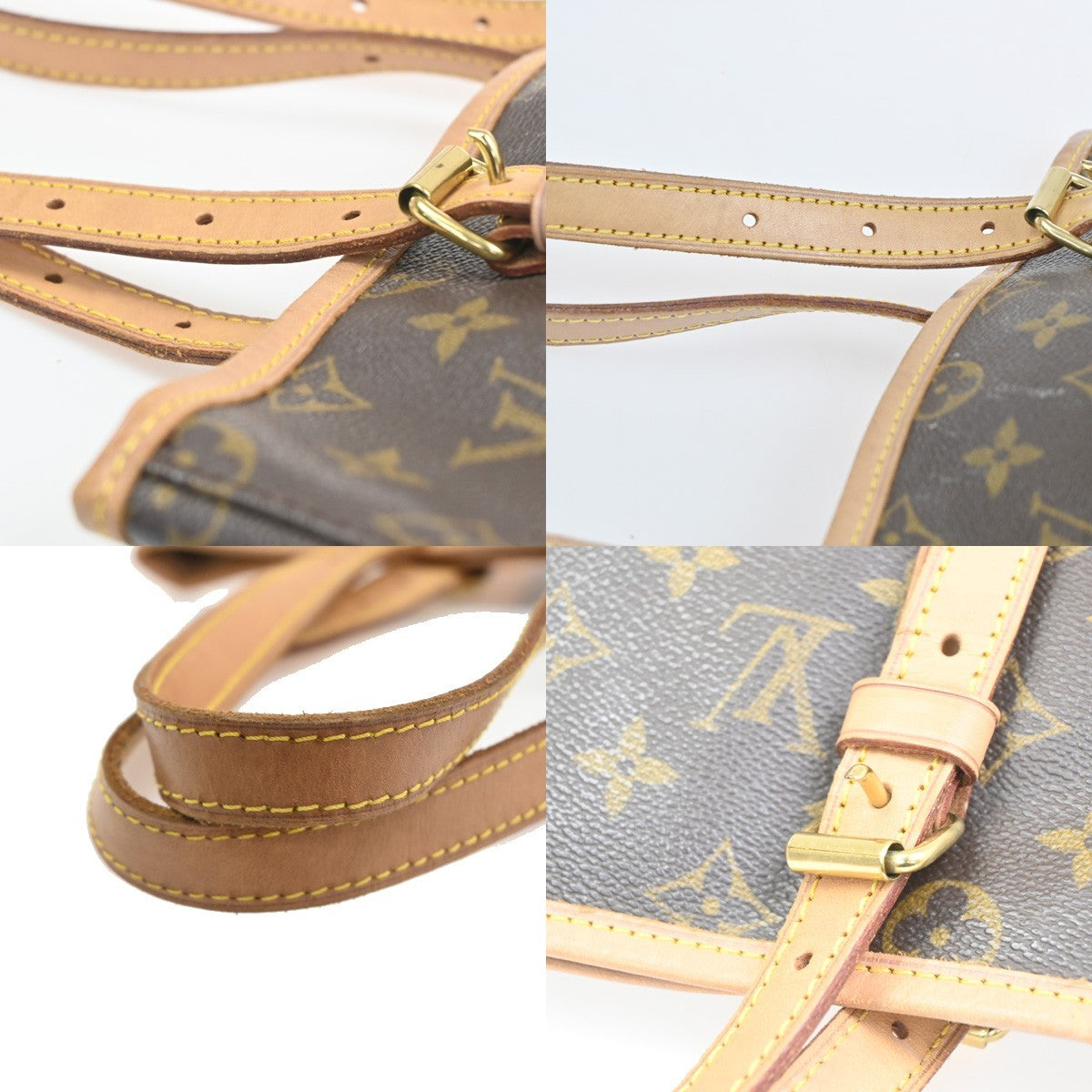 LOUIS VUITTON BUCKET GM Shoulder Tote Bag Monogram Leather BN USA M42236 66CA674