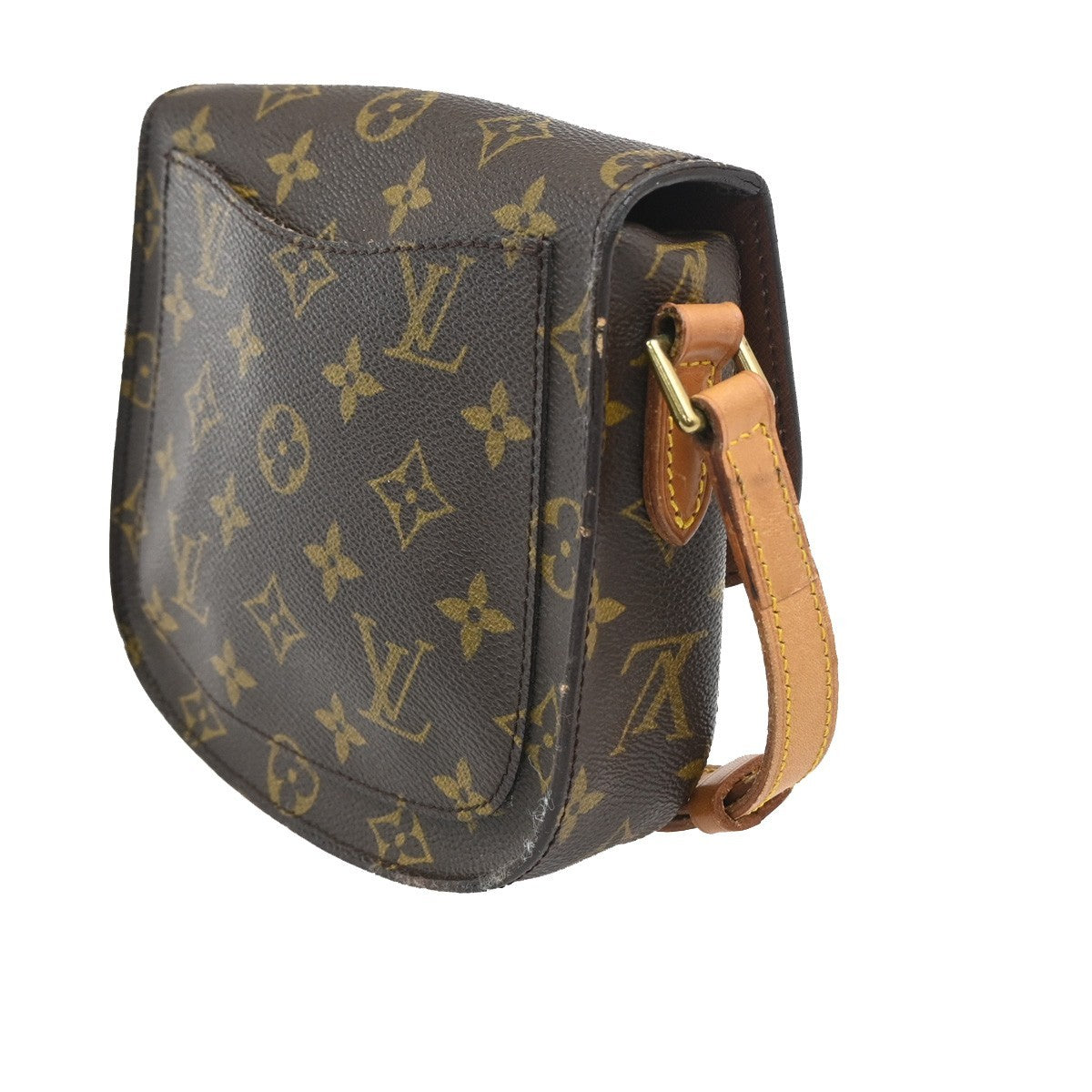 LOUIS VUITTON Mini Saint Cloud Shoulder Bag Monogram Leather BN M51244 88KC484