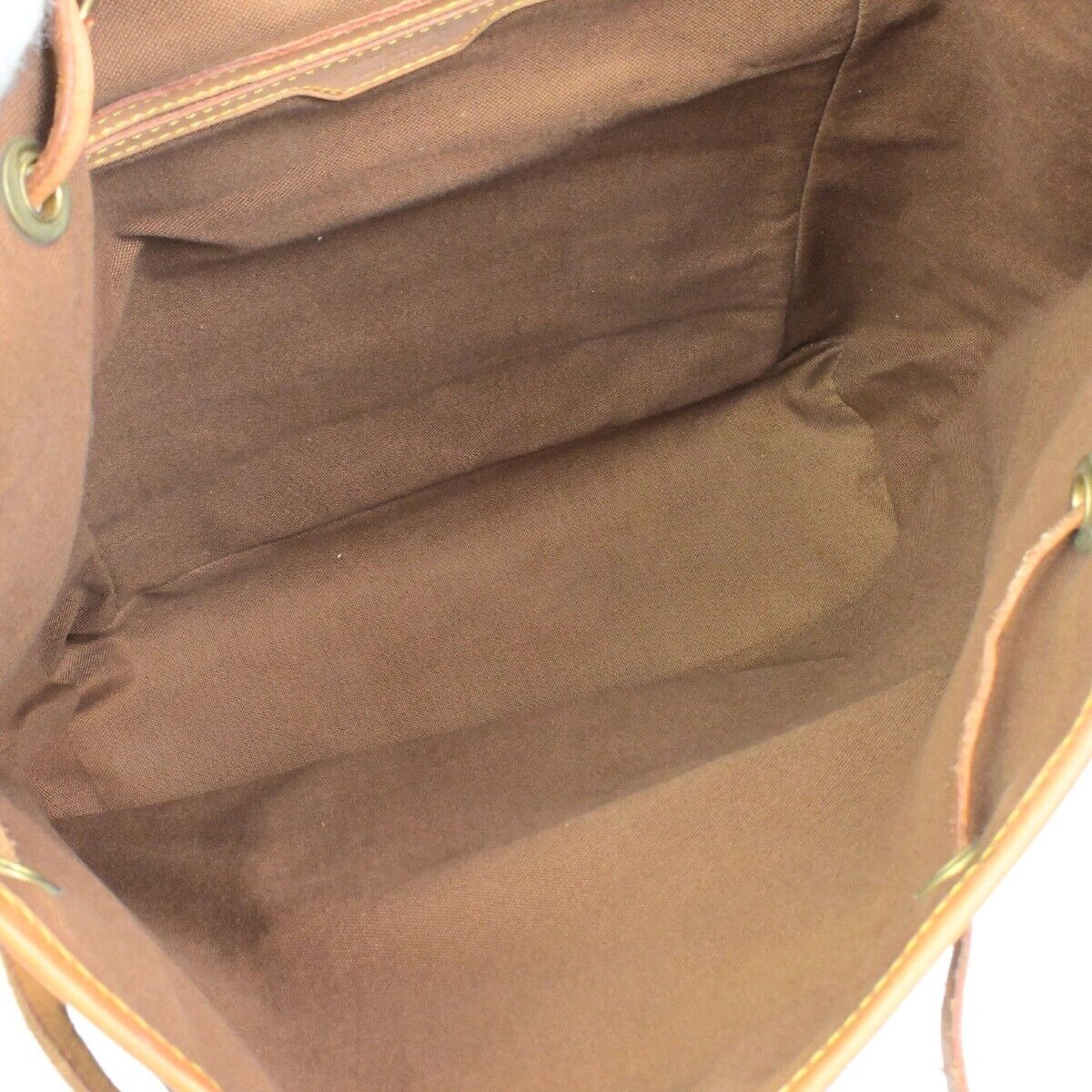 LOUIS VUITTON Montsouris GM Backpack Bag Monogram Leather Brown M51135 15ED904