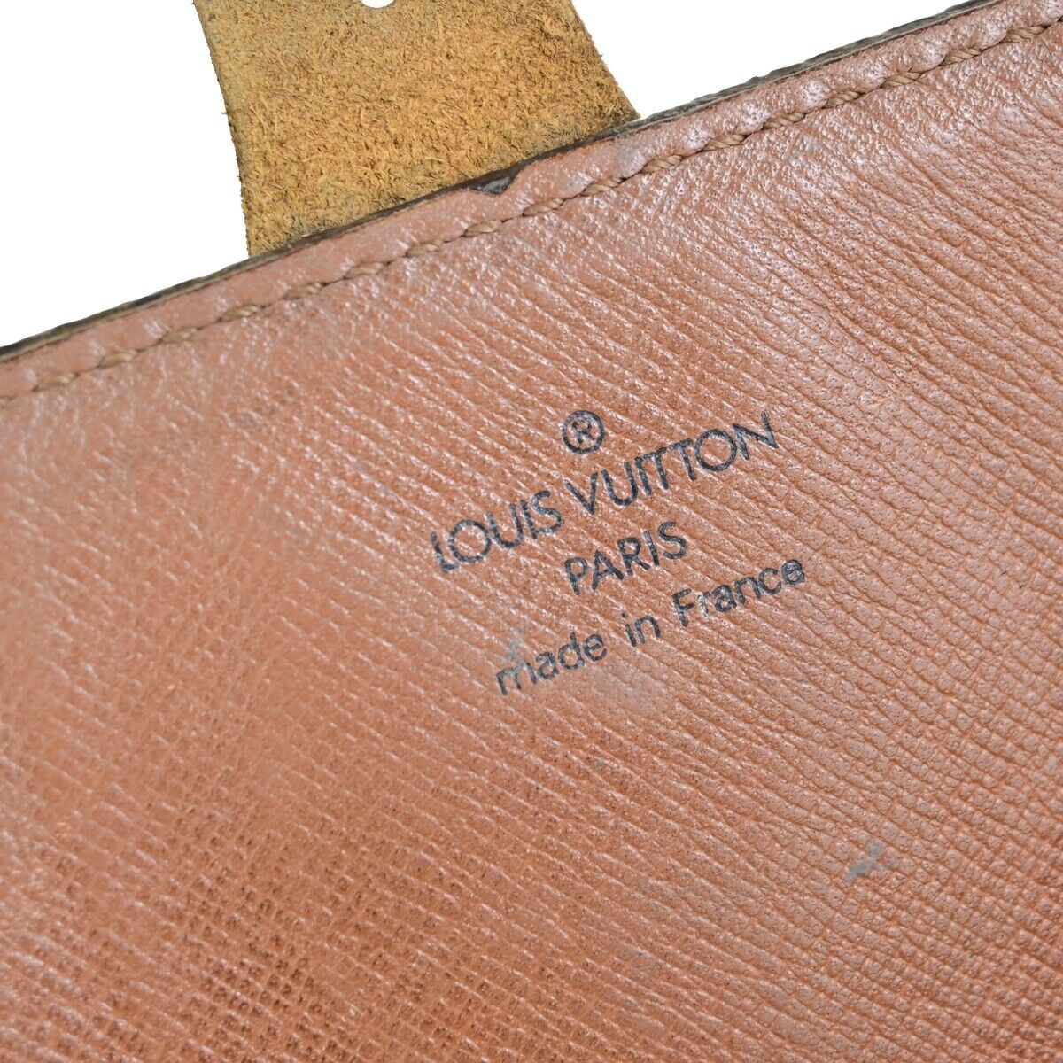 LOUIS VUITTON Cartouchiere GM Shoulder Bag Monogram Leather Brown M51252 64FB308