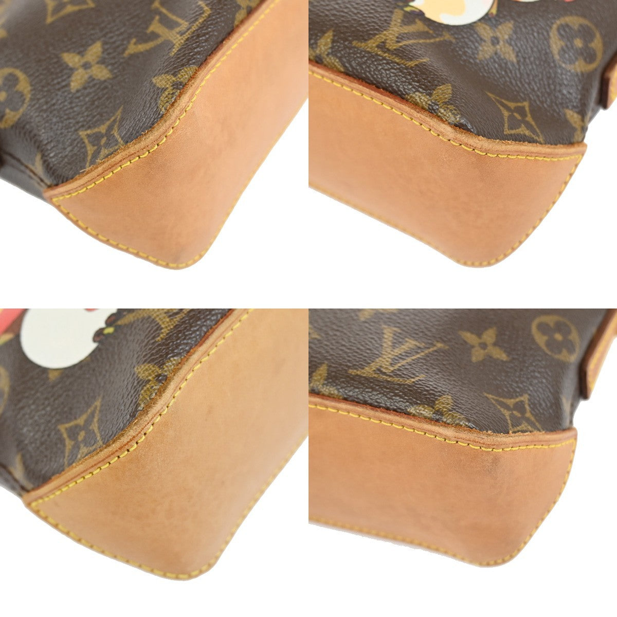 LOUIS VUITTON Trotteur Shoulder Bag Monogram Panda Leather BN M51241 638RQ026
