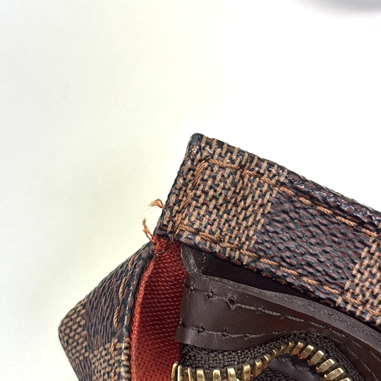 LOUIS VUITTON Chelsea Shoulder Tote Bag Damier Ebene Leather BN N51119 89MA623