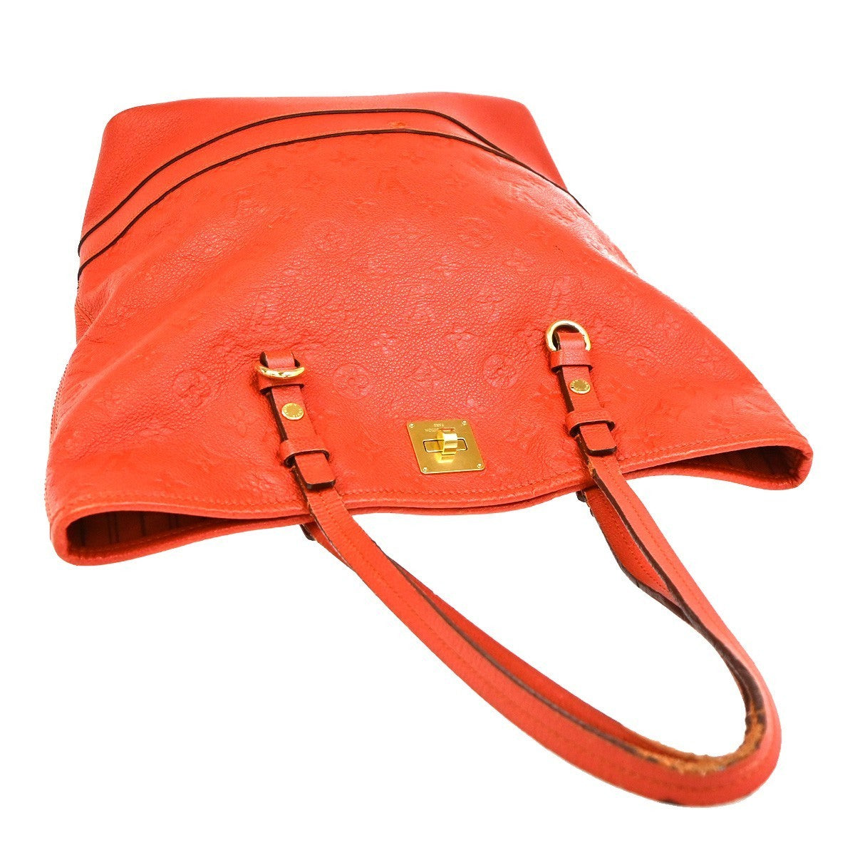 LOUIS VUITTON Citadin PM Shoulder Bag Monogram Empreinte Red M40556 82KP499